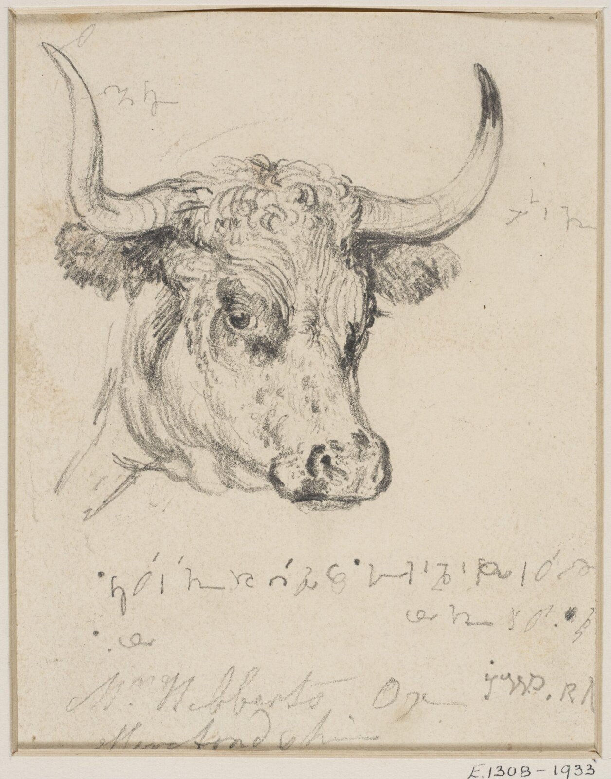 Drawing, James Ward, 1810-25