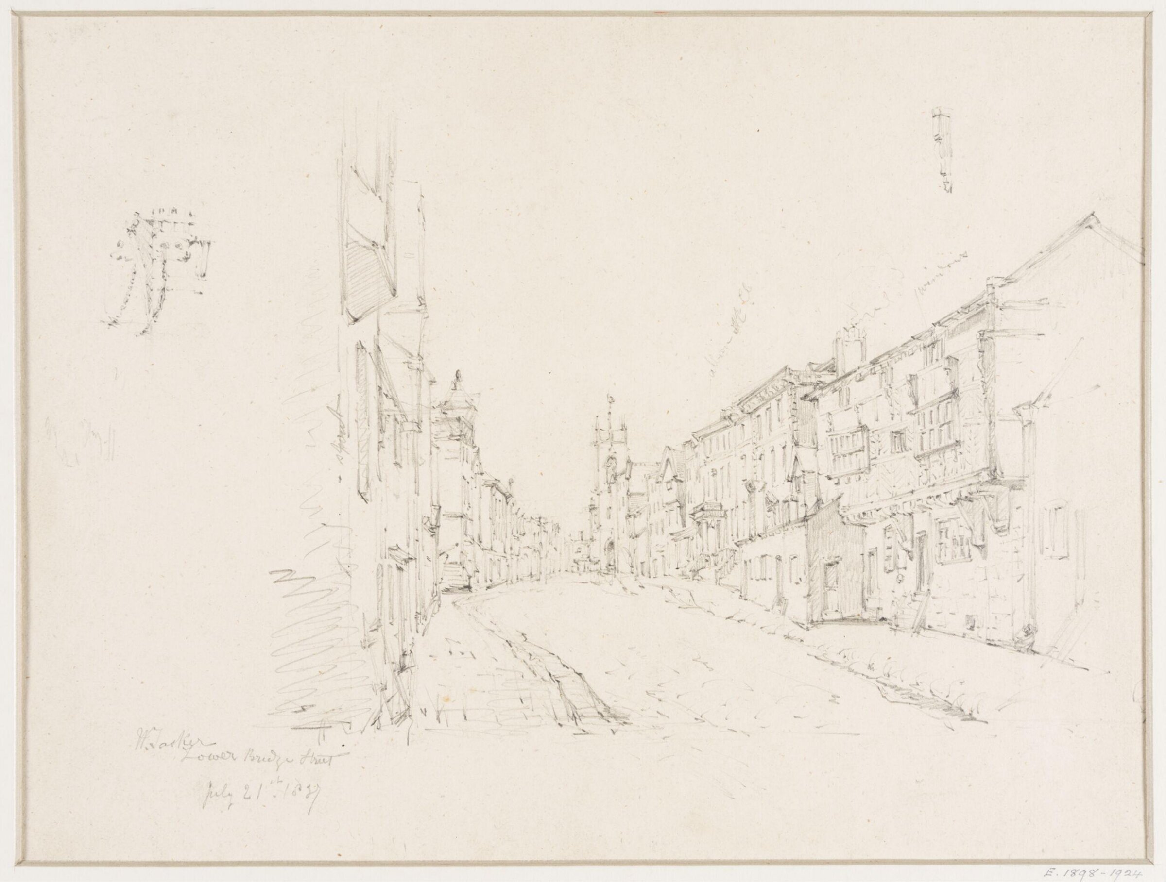 Lower Bridge Street, Chester, William H. Tasker, 21 July 1827