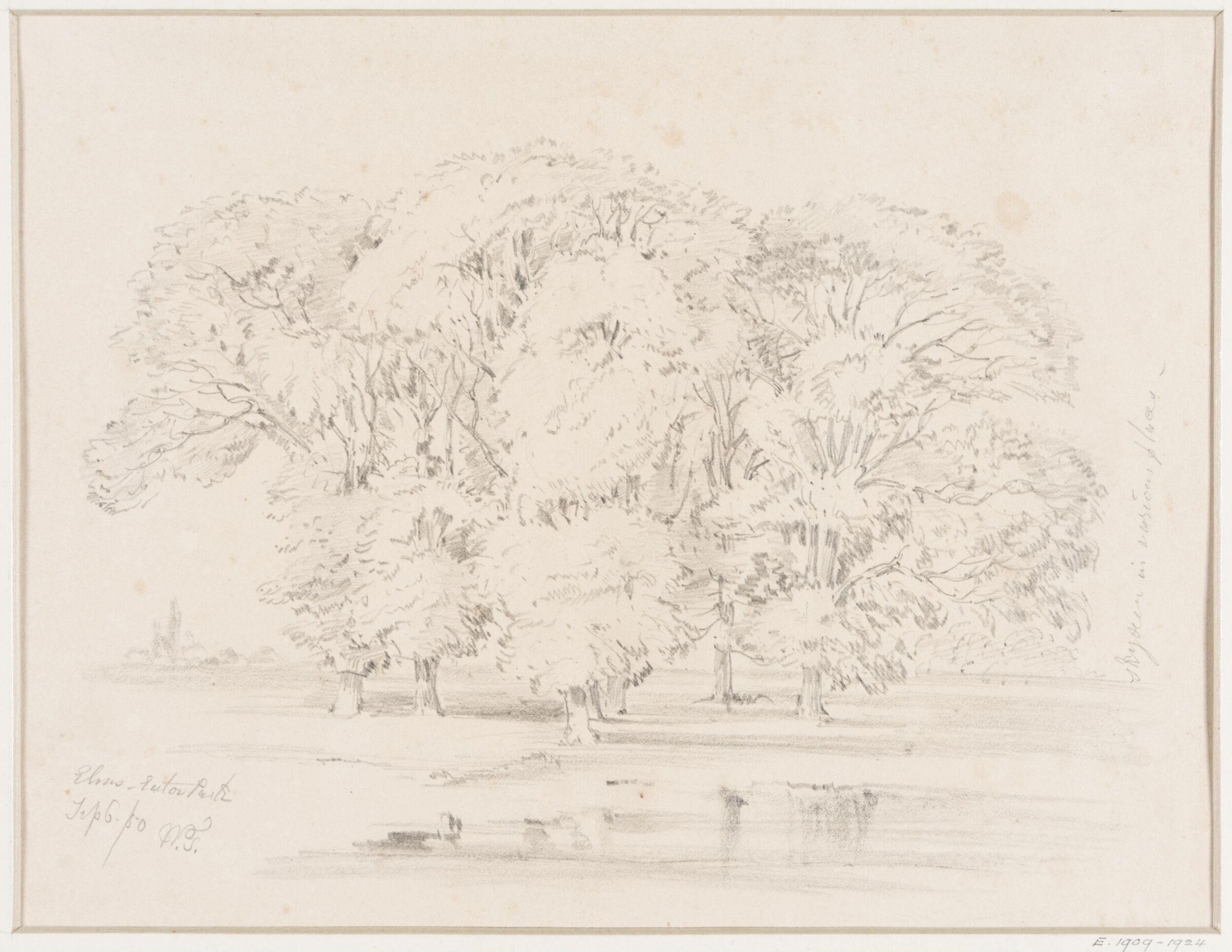 Elms, Eaton Park, William H. Tasker, 6 September 1850