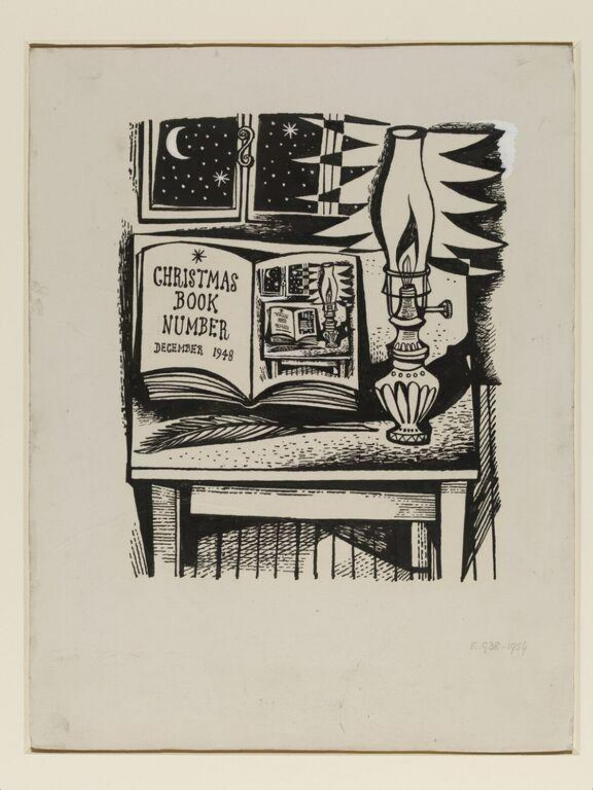 Drawing, John Minton, 1948