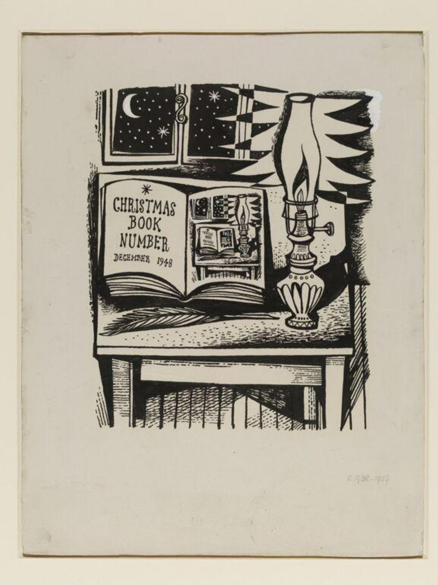 Drawing, John Minton, 1948
