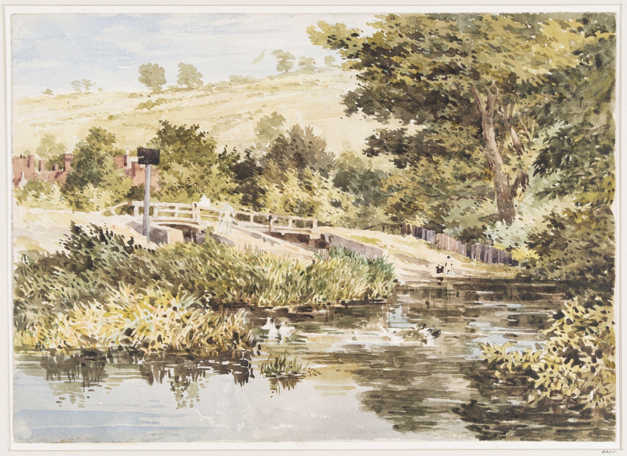 Mill Mead, Guildford, Charles Claude Pyne, mid 19th century