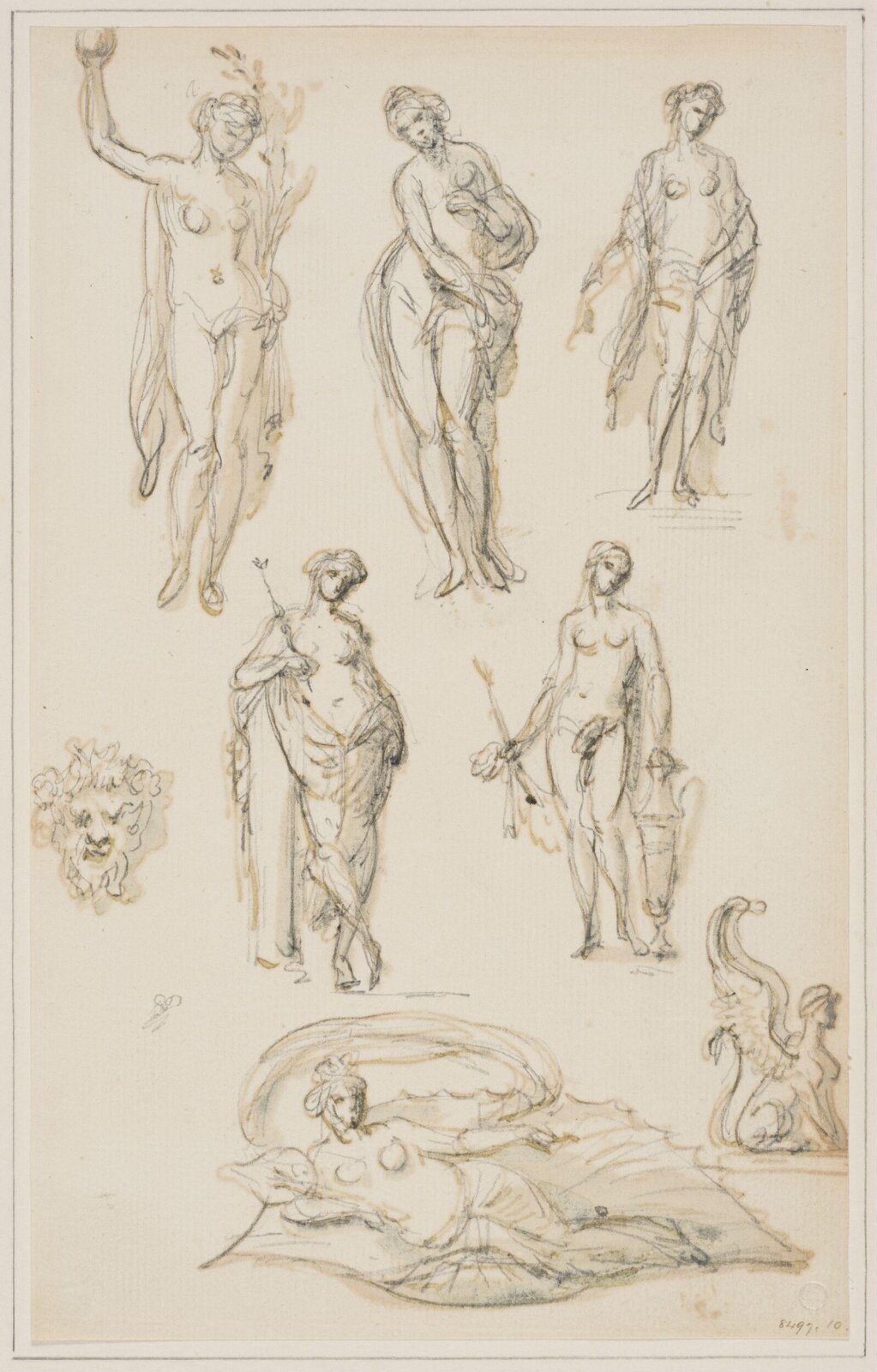 Drawing, James Thornhill, c. 1695-1734
