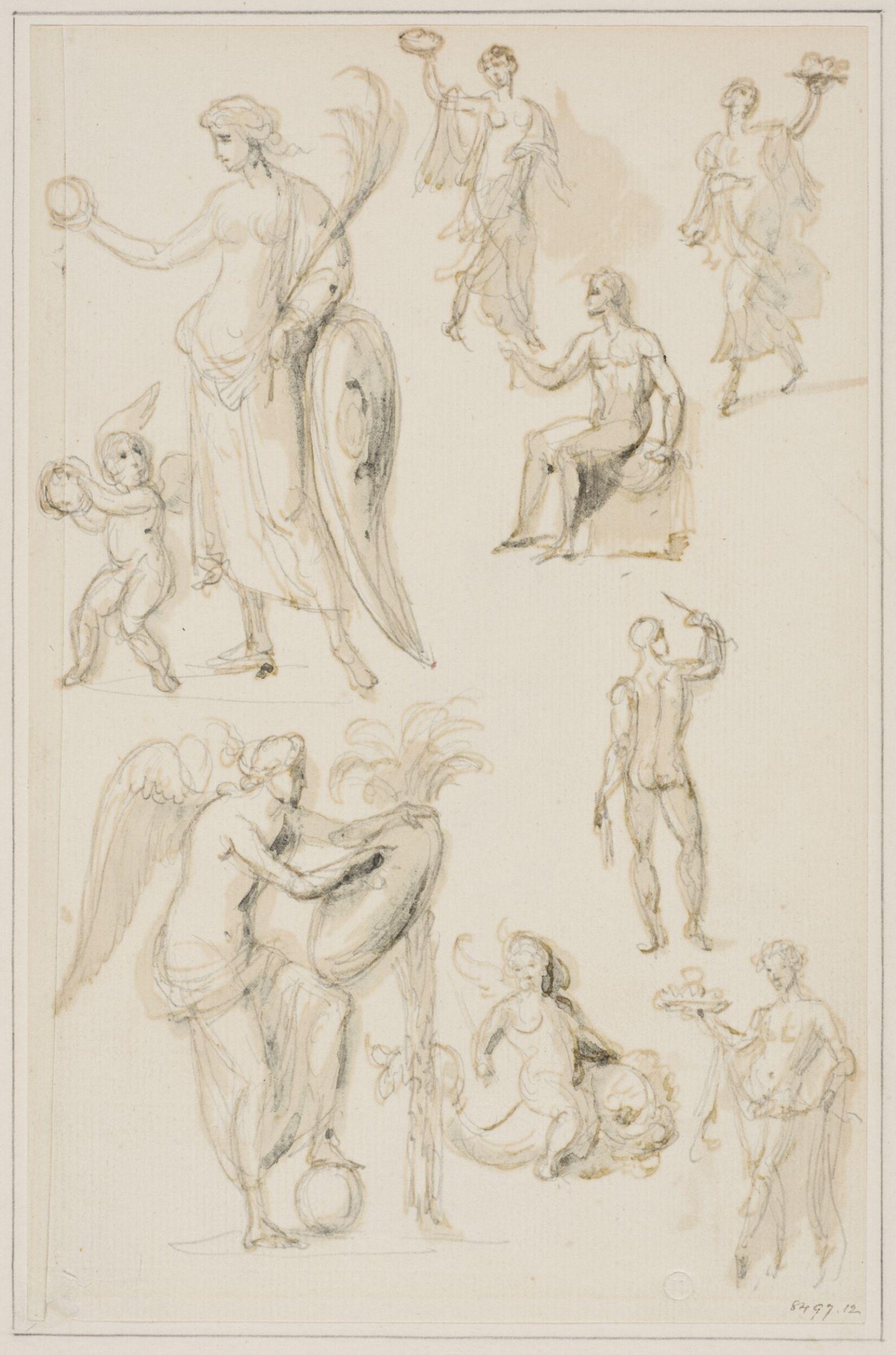 Drawing, James Thornhill, c. 1695-1734