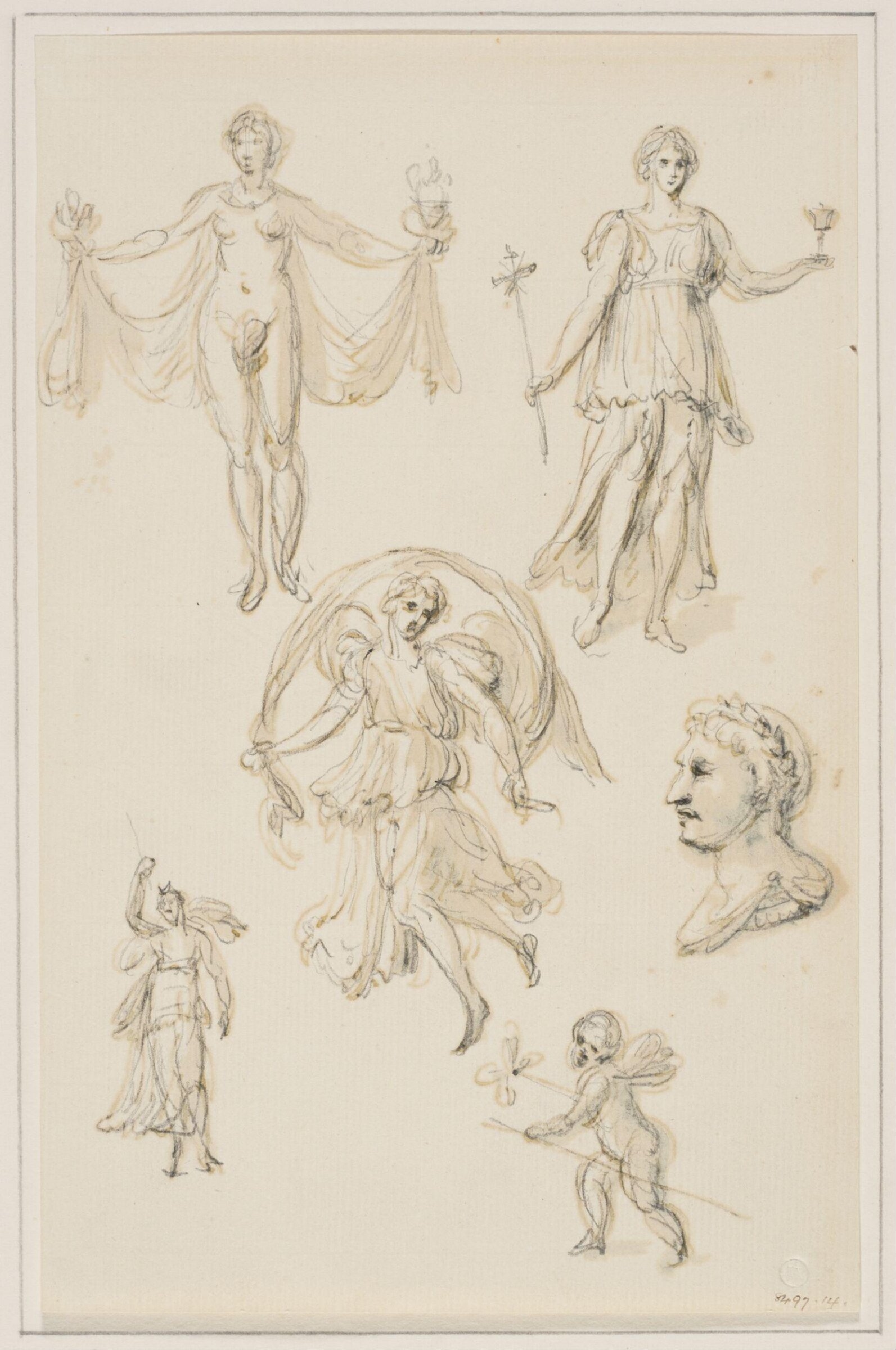 Drawing, James Thornhill, c. 1695-1734