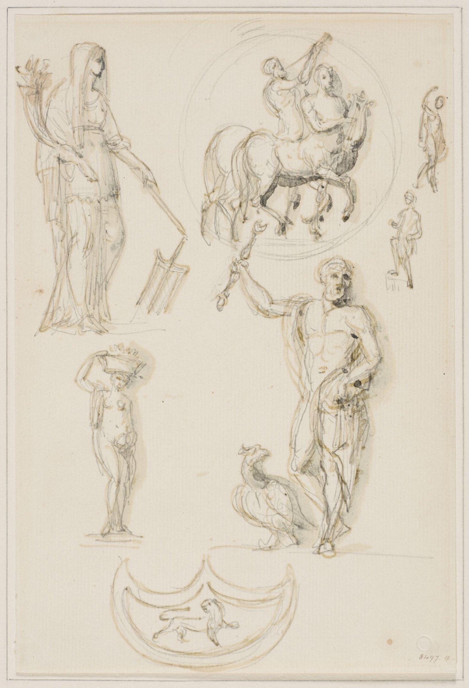 Drawing, James Thornhill, c. 1695-1734