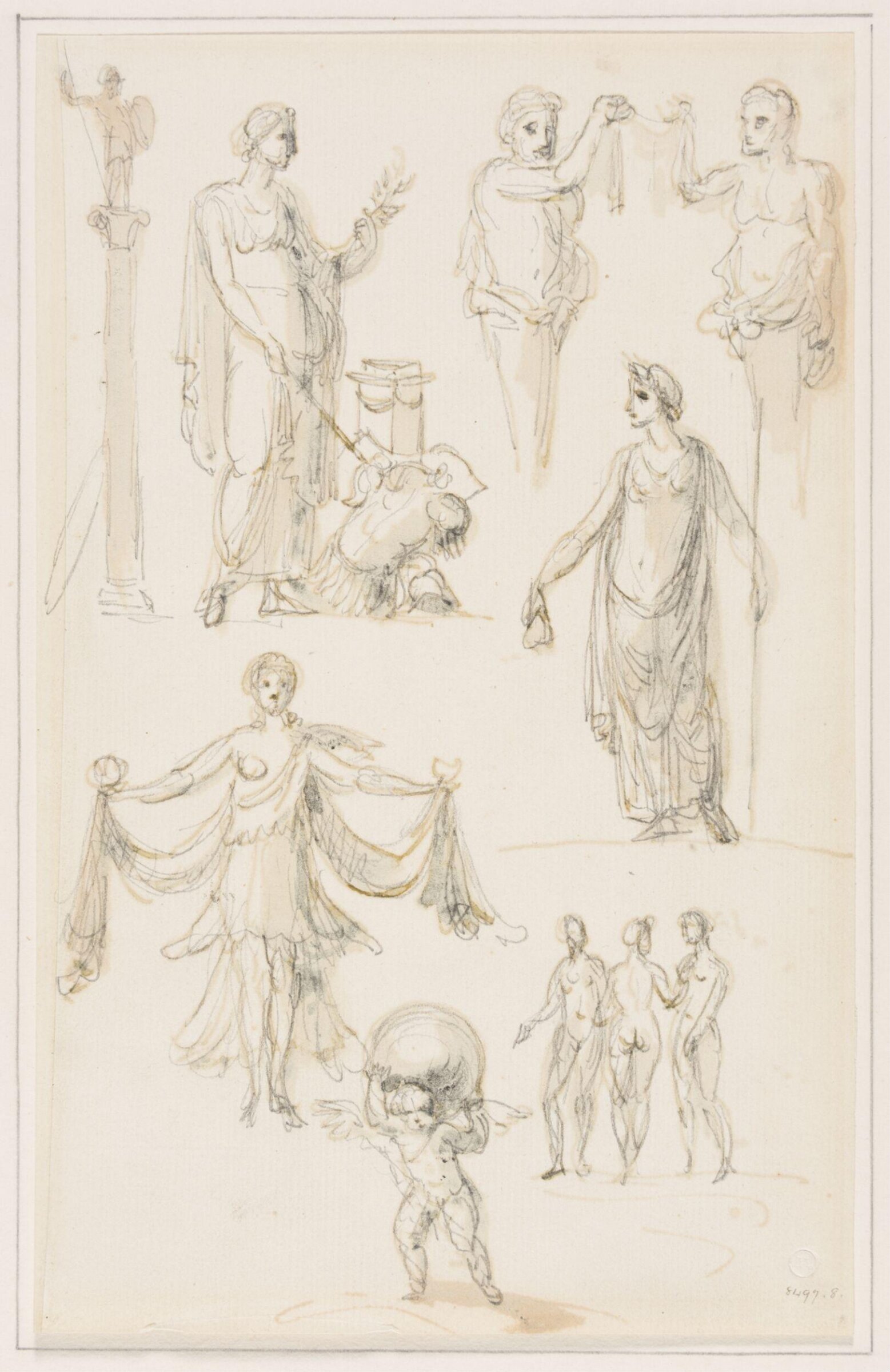 Drawing, James Thornhill, c. 1695-1734