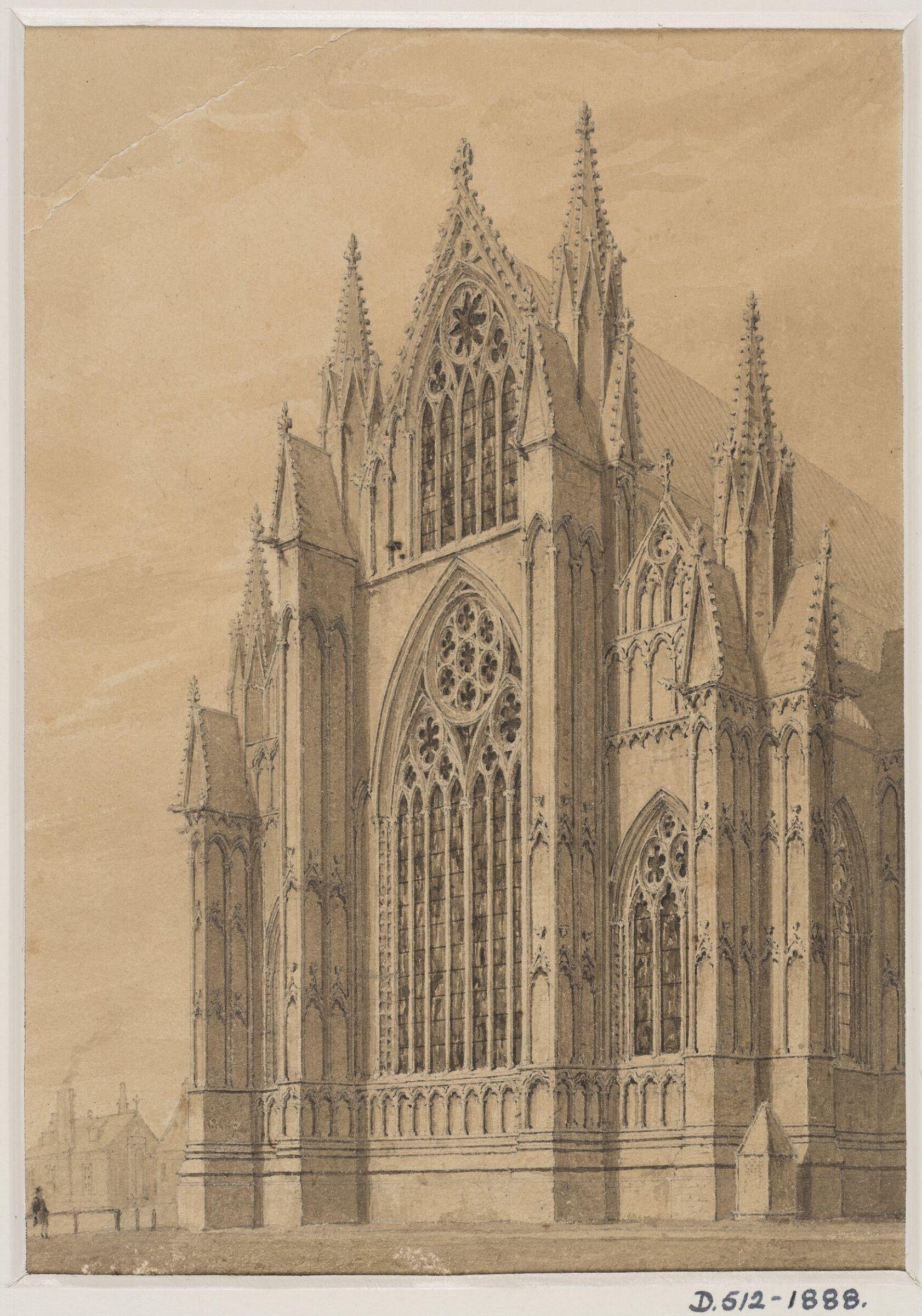 Topographical drawing, Pugin, 1819