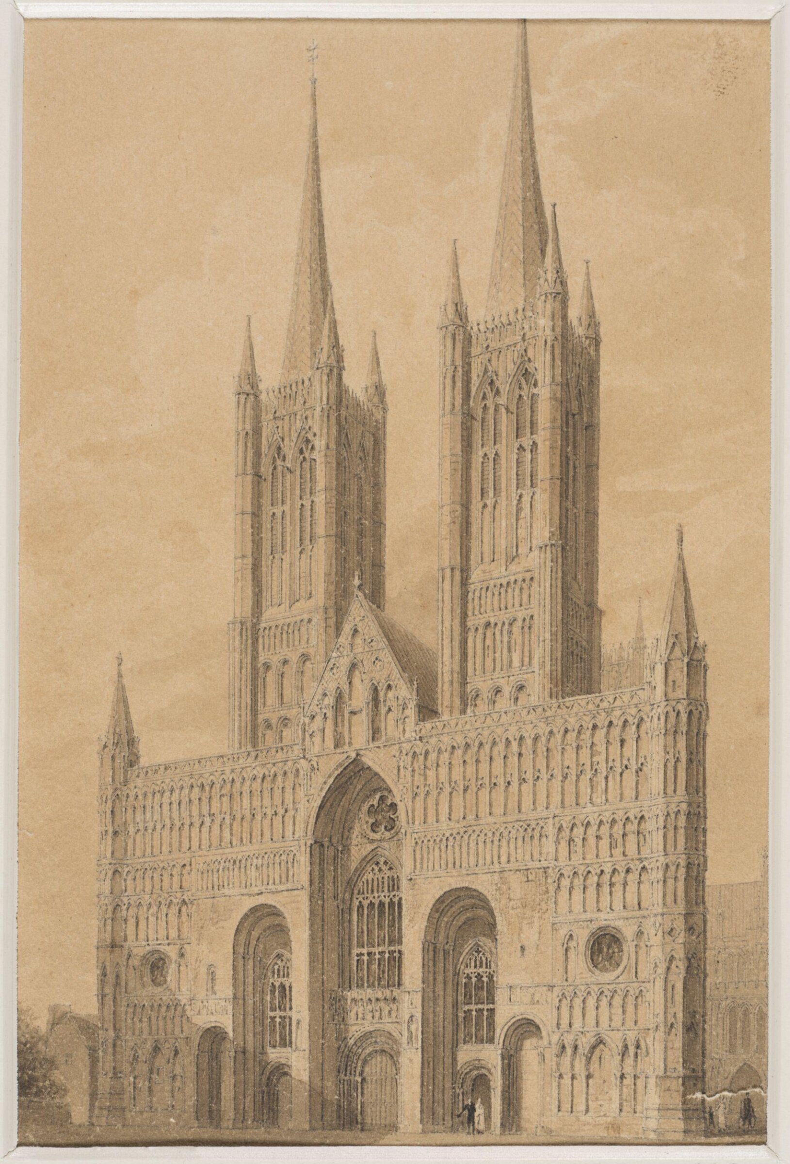 Topographical drawing, Pugin, 1819