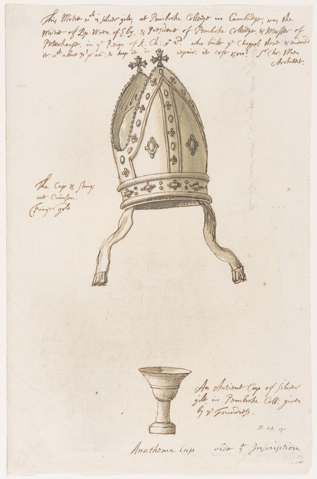 Drawing, James Thornhill, ca. early 18th century