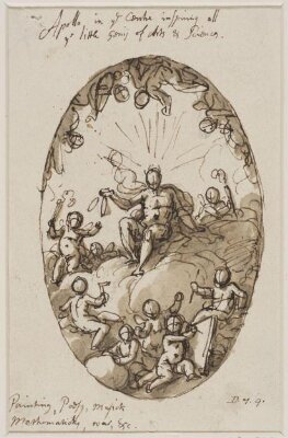 Study for an oval painting