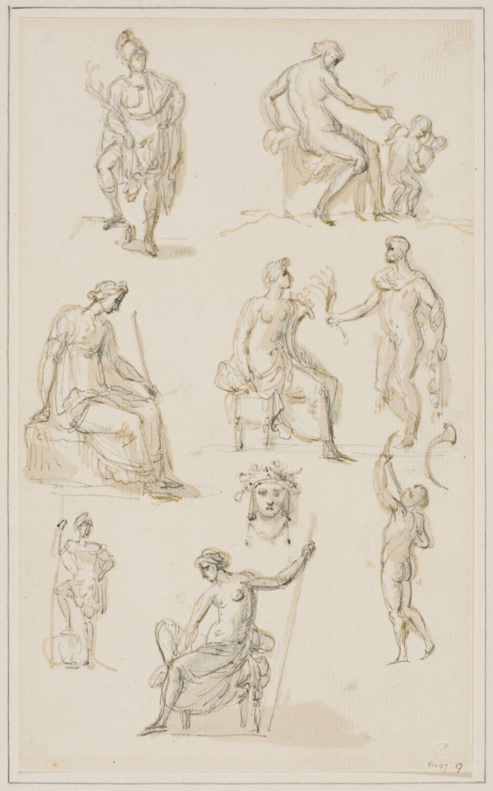 Drawing, James Thornhill, c. 1695-1734