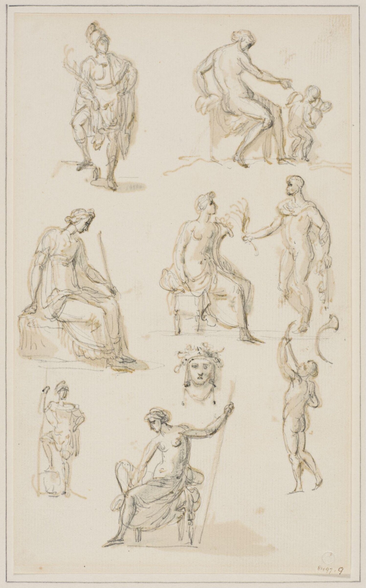 Drawing, James Thornhill, c. 1695-1734