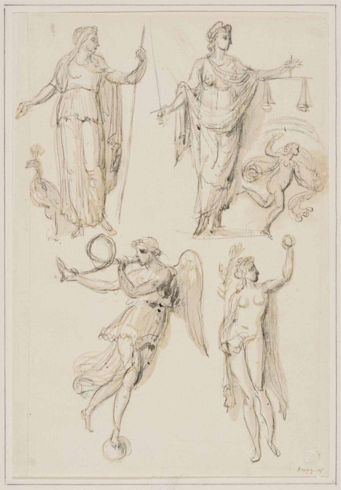 Drawing, James Thornhill, c. 1695-1734