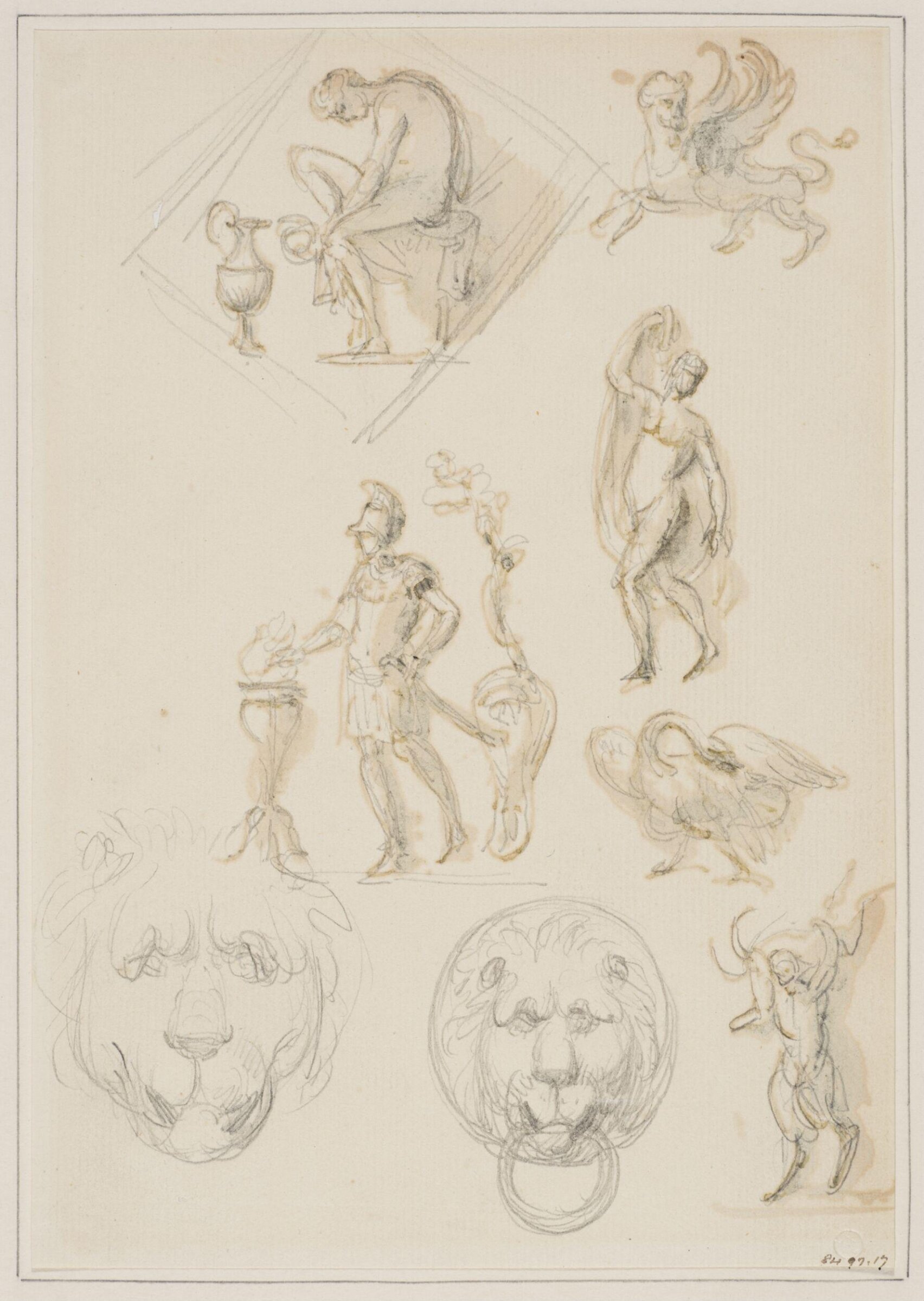 Drawing, James Thornhill, c. 1695-1734