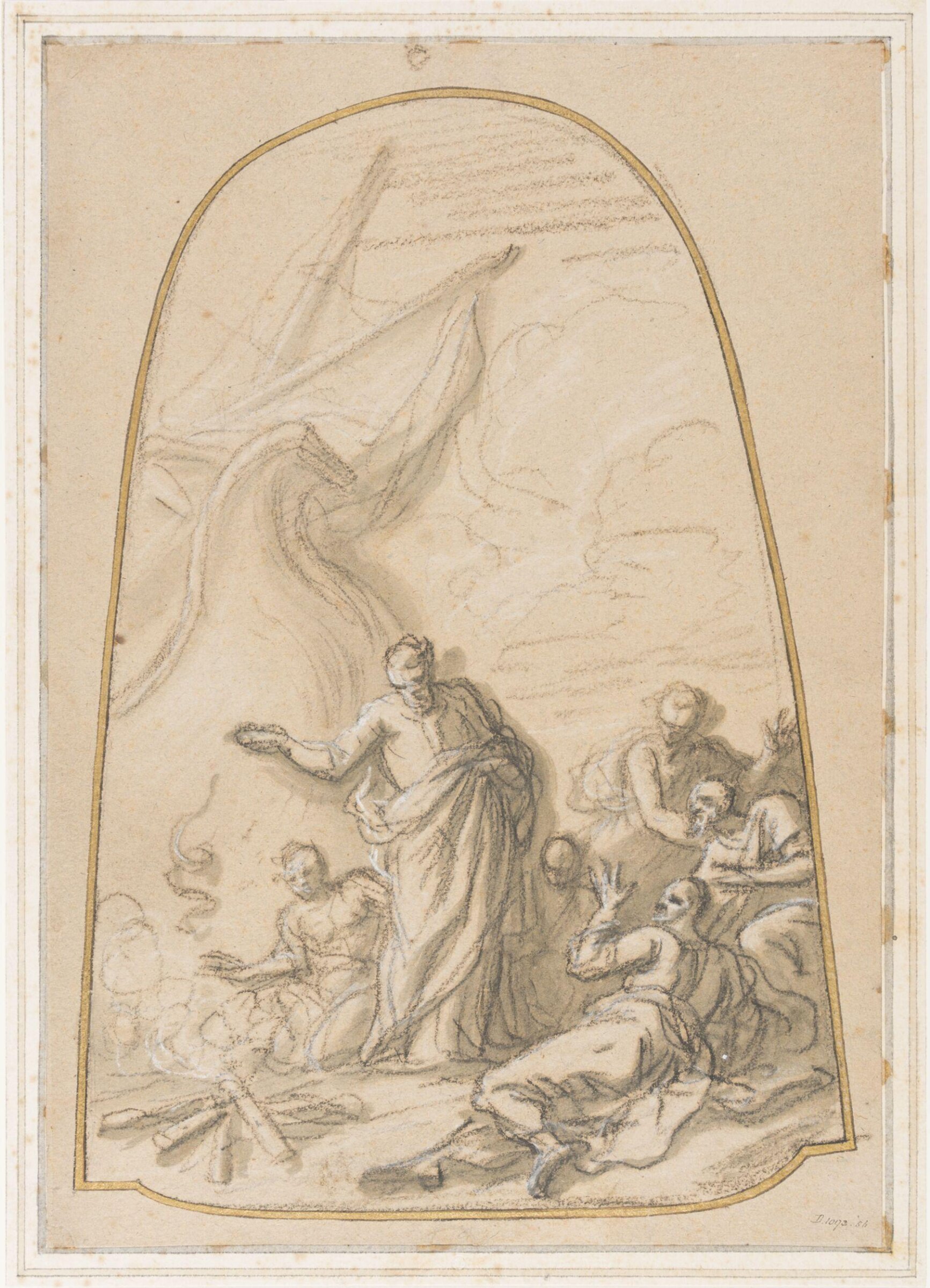 St Paul Shipwrecked on the Island of Malta, James Thornhill, ca. 1715