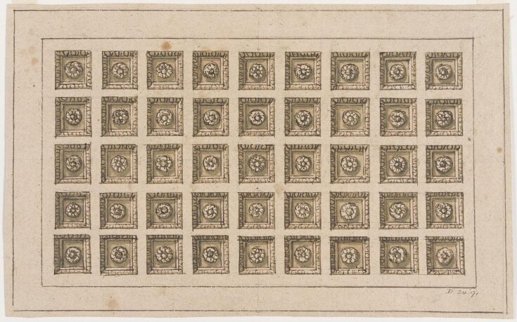 Design for a coffered ceiling top image