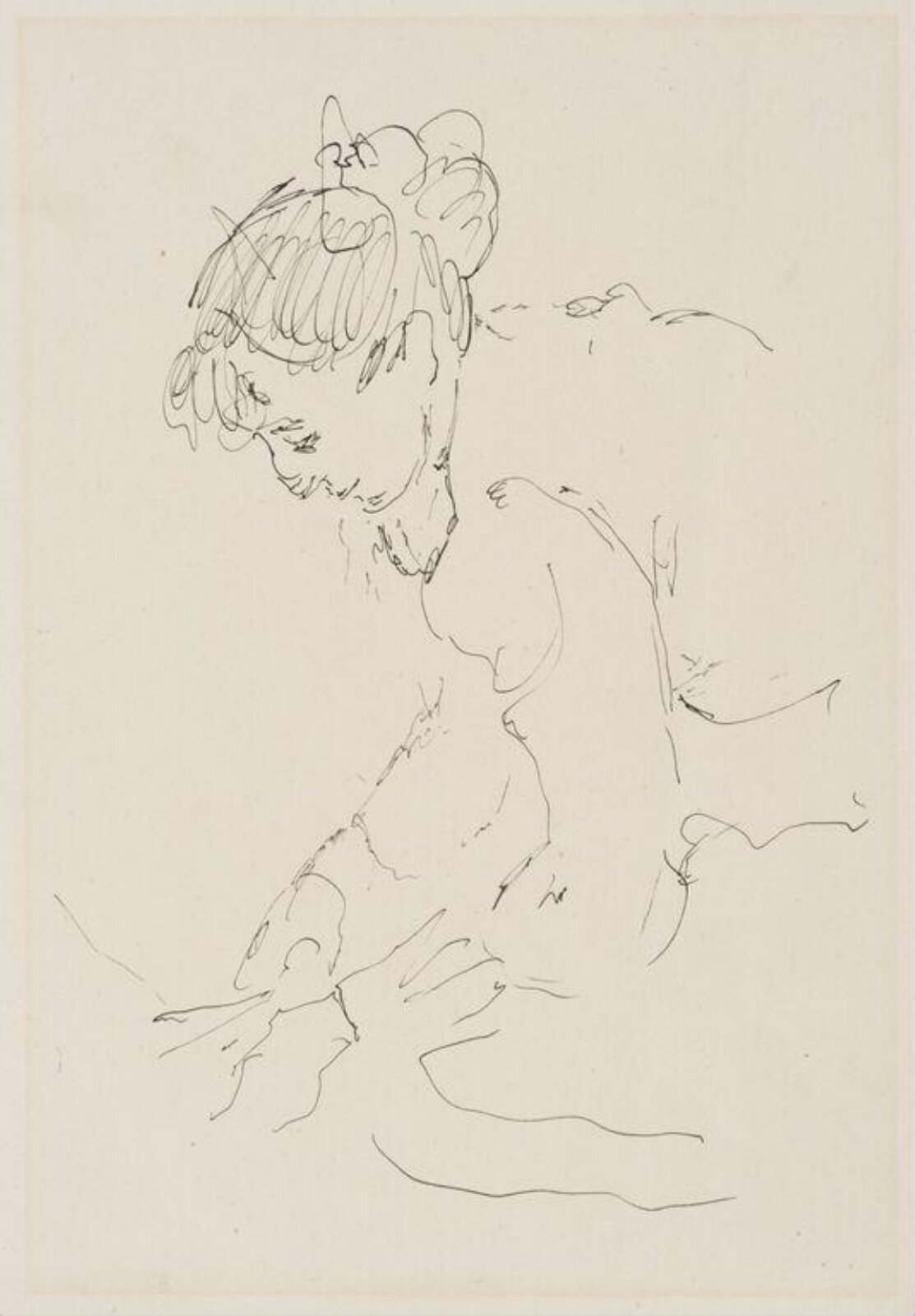 Drawing, Brian Robb, 1954/1955