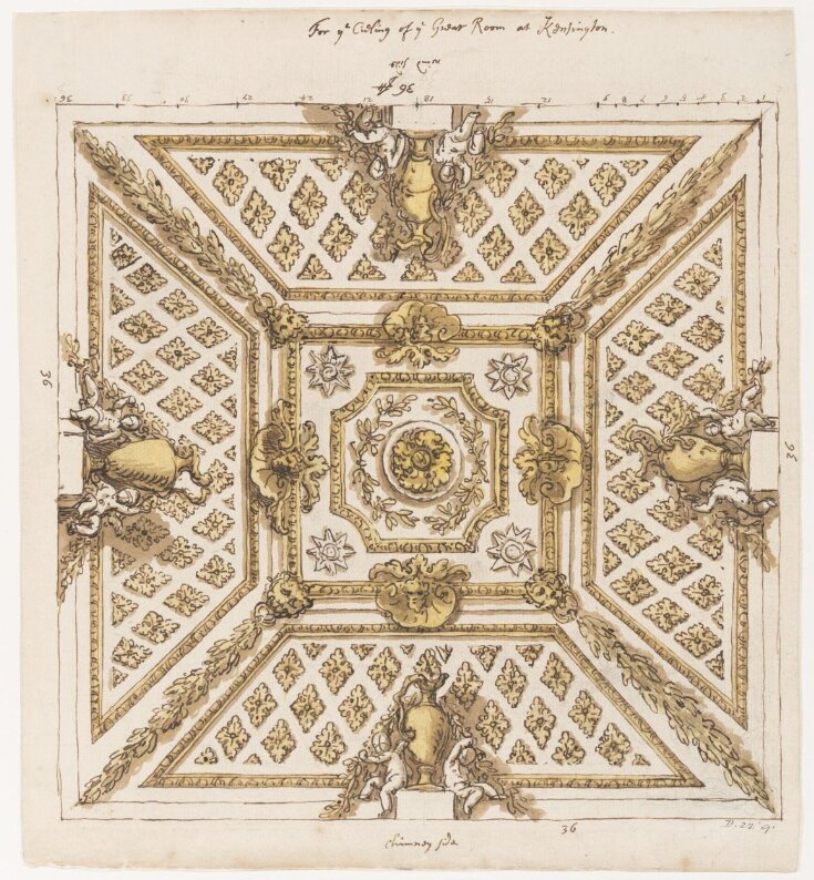 Design for the cupola room at Kensington Palace top image