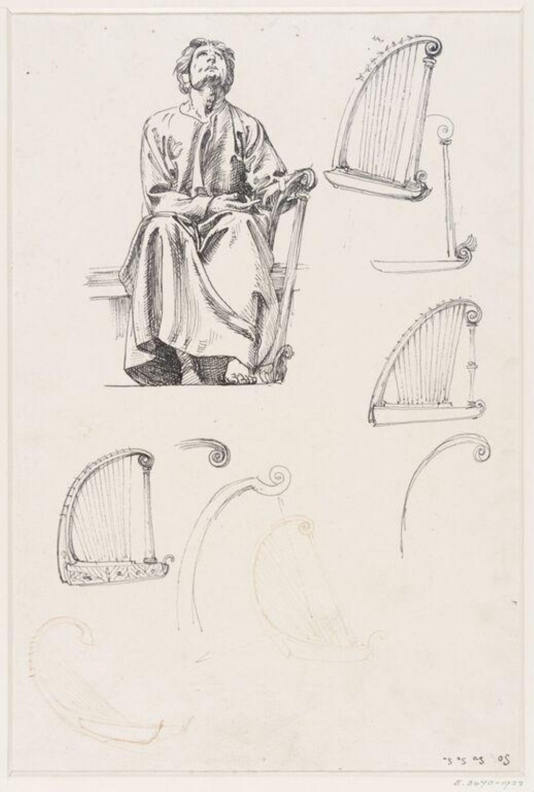 Drawing, Edward John Sir Poynter, ок. 1856–1919