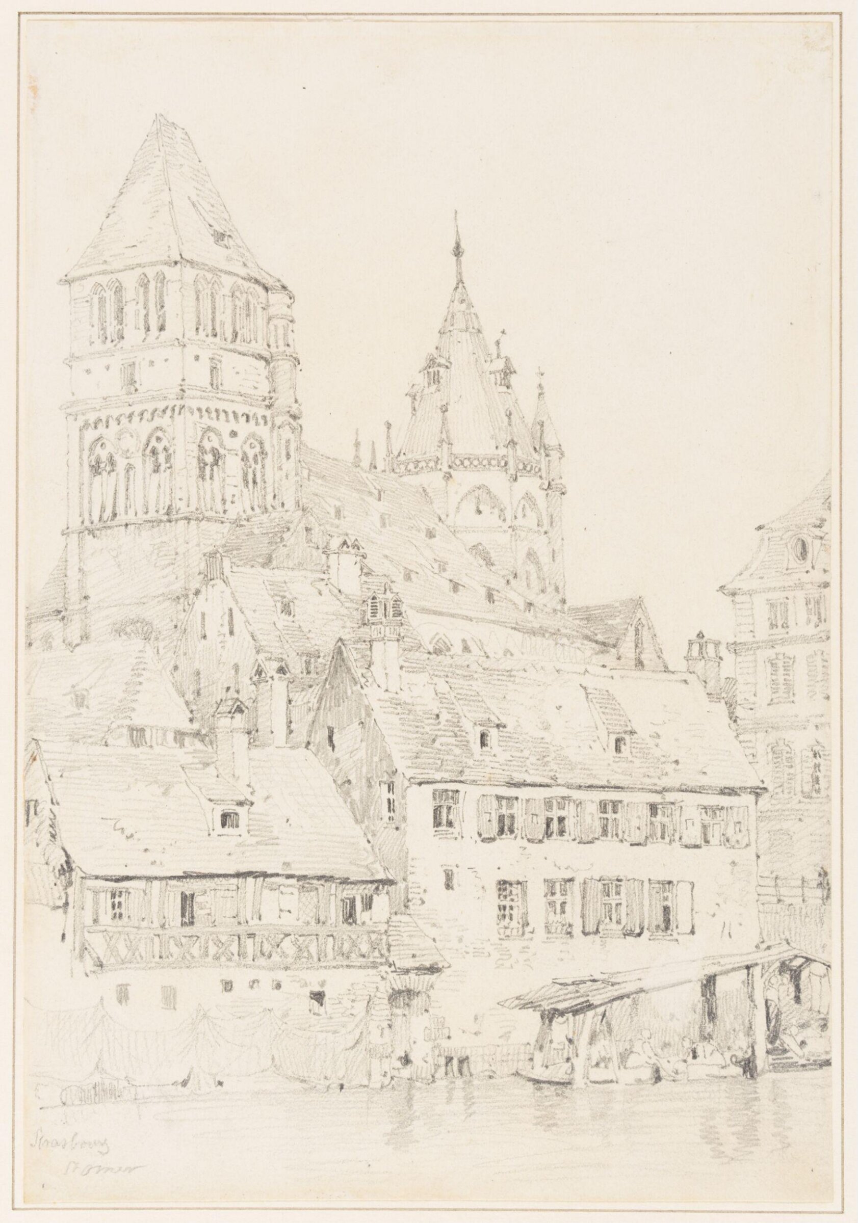 Drawing, Samuel Prout