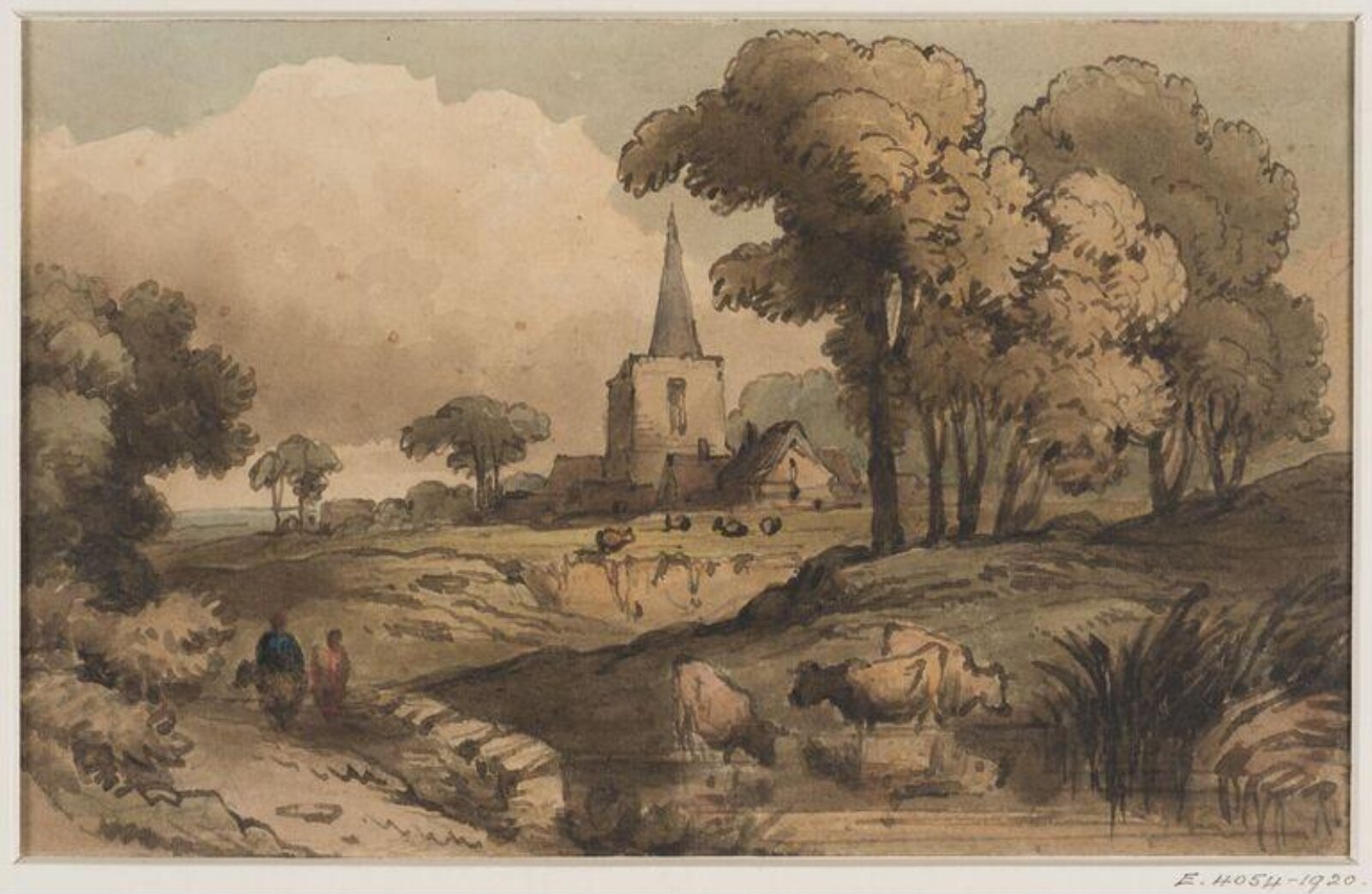Watercolour, James Robertson, early 19th century