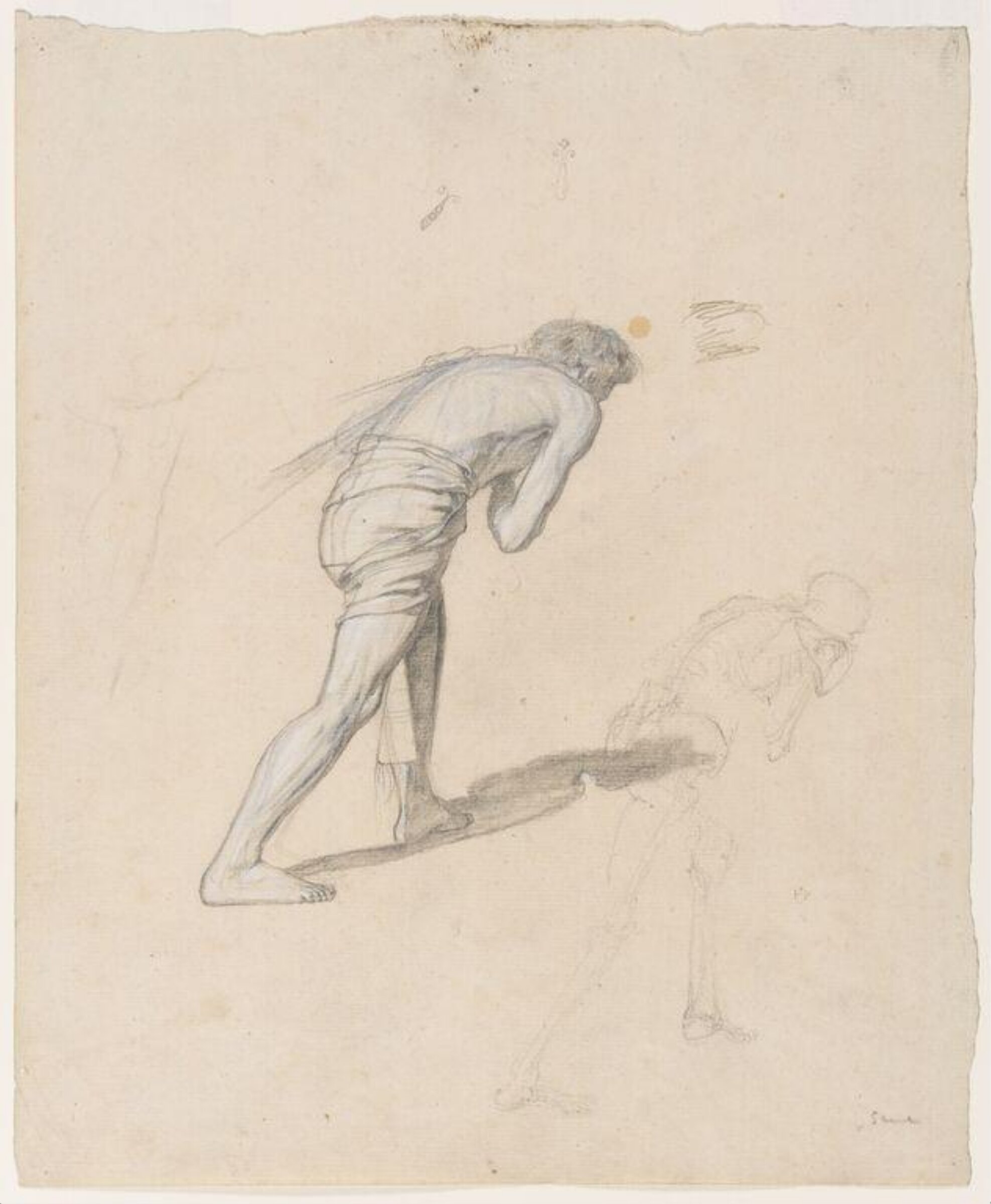 Study for a figure in 'Israel in Egypt', Edward John Sir Poynter, ок. 1867
