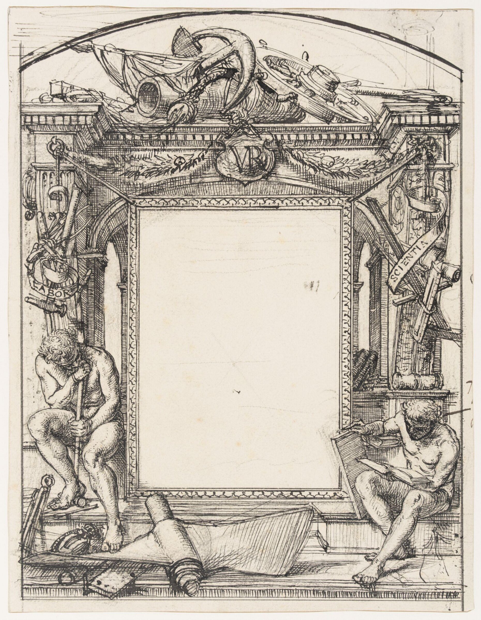 Studies for the Diploma of the International Exhibition, 1868, Edward John Poynter, ок. 1868