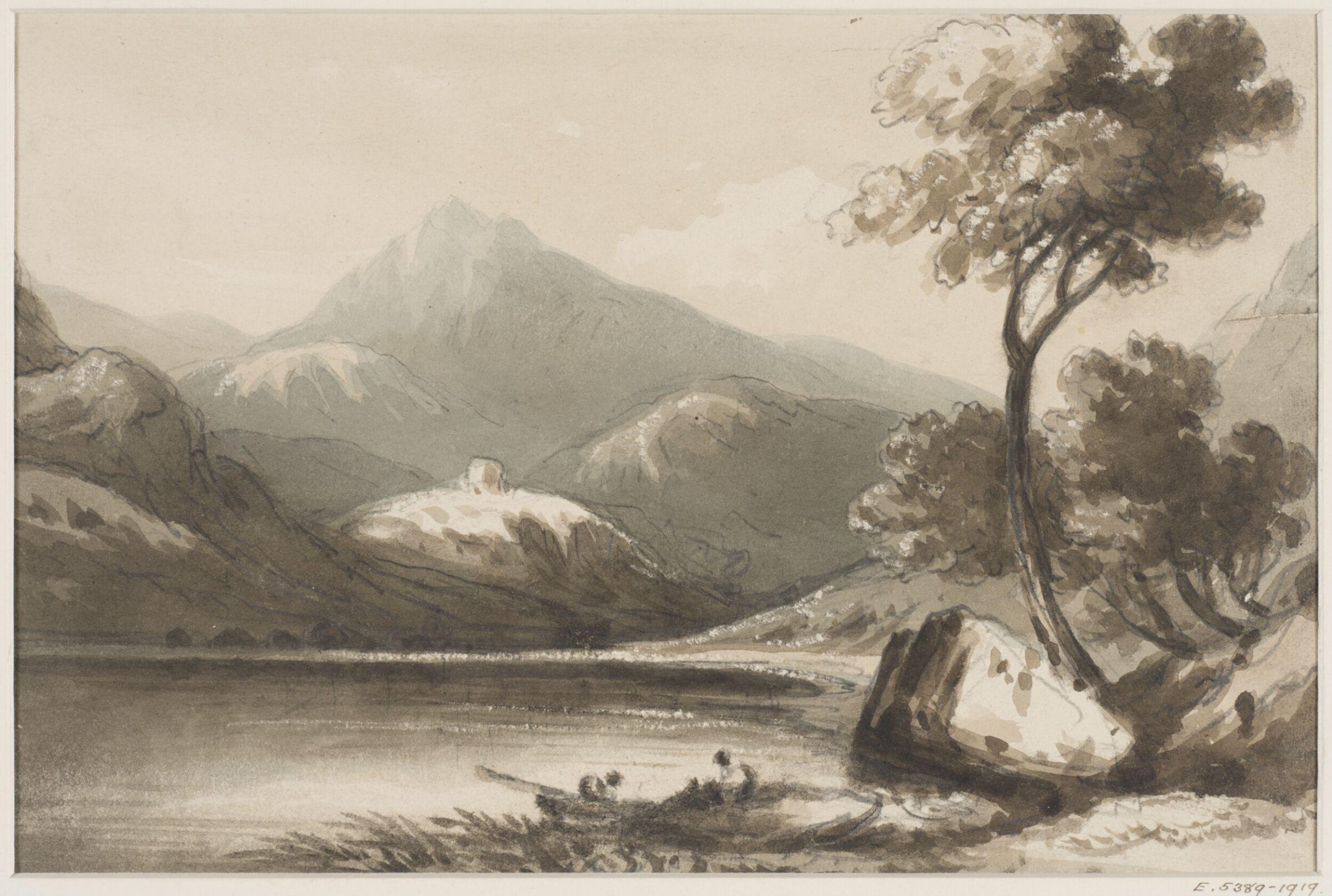 Drawing, Henry Bright, 1814-1873