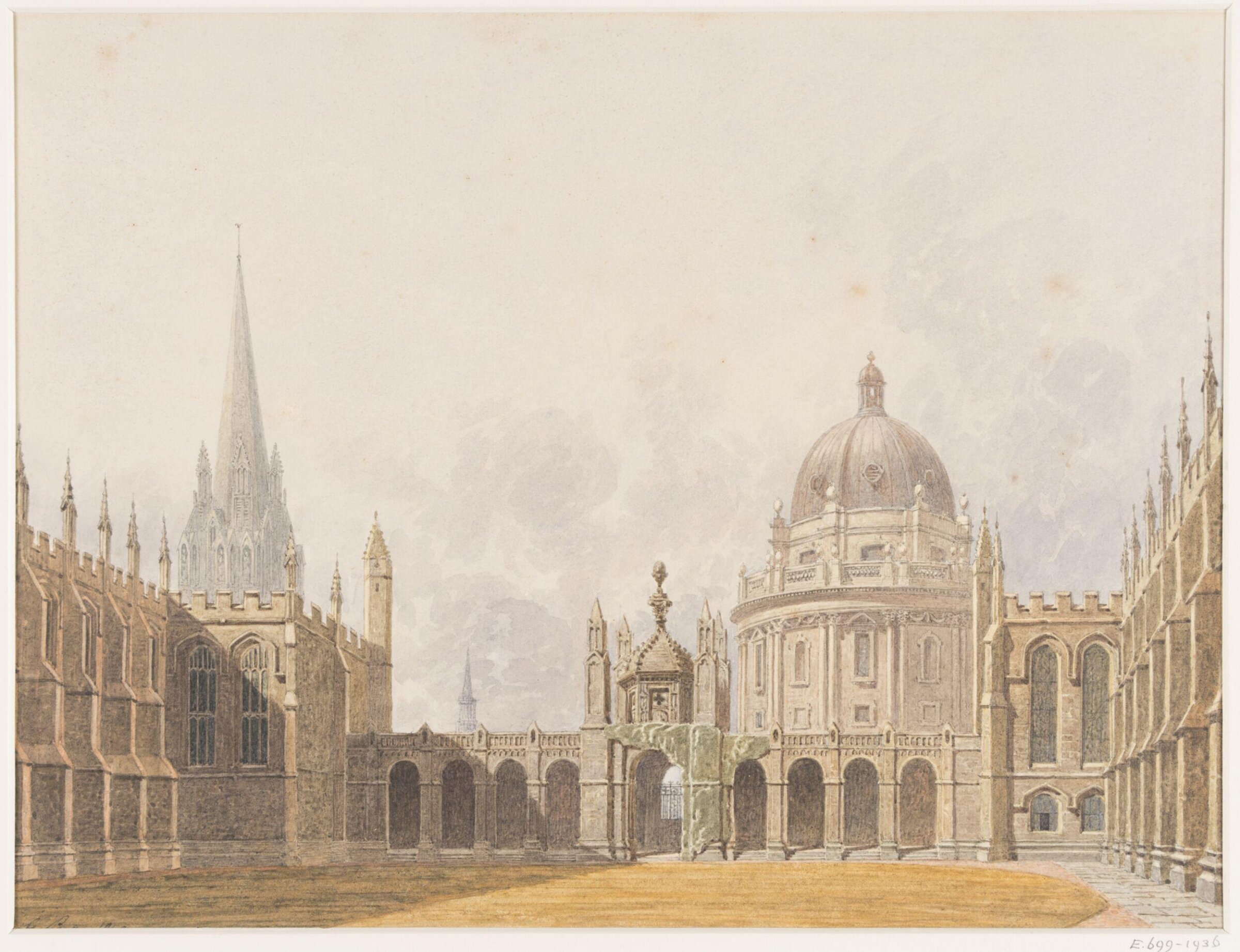 Watercolour drawing, George Pyne, 1849