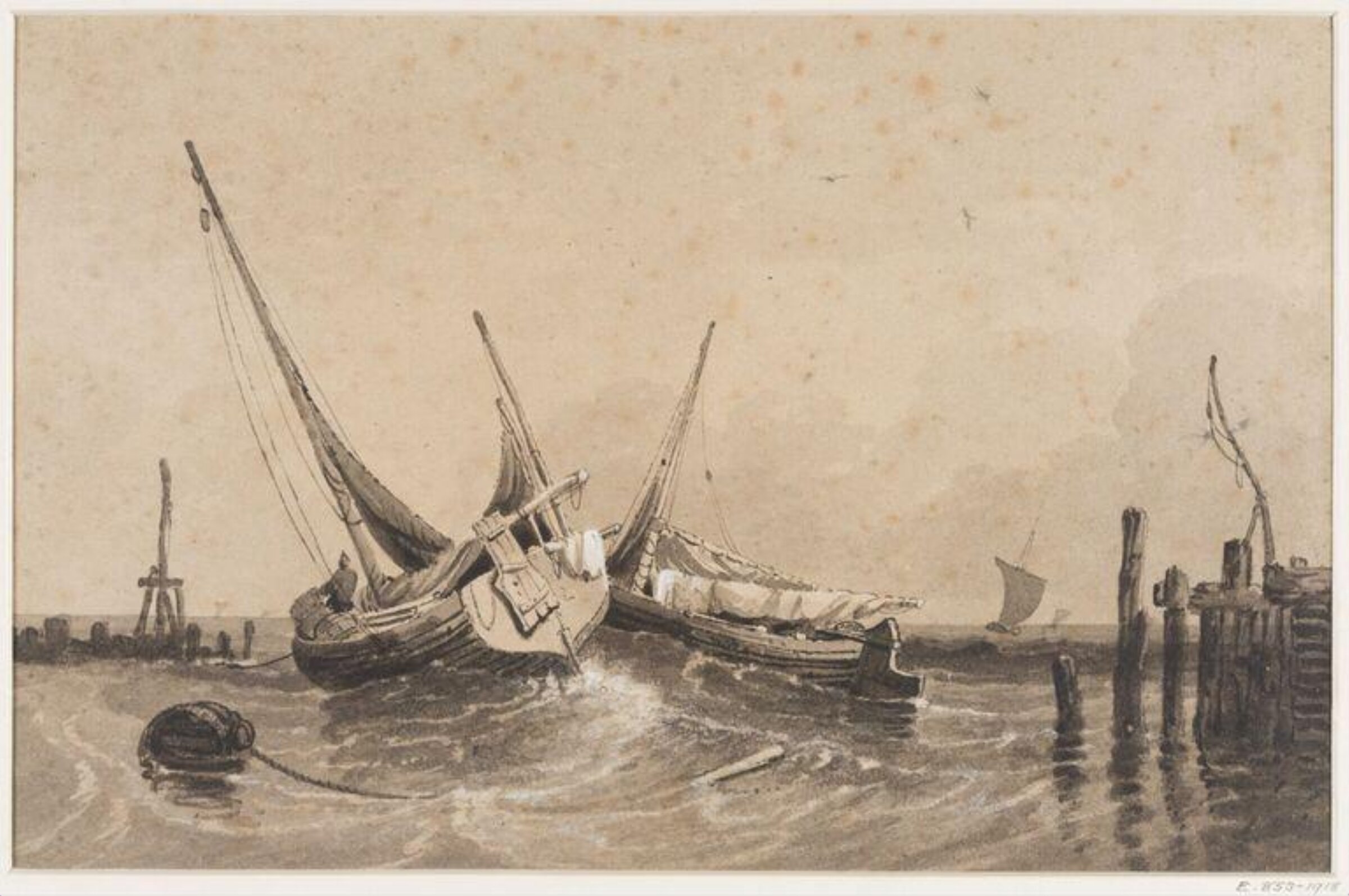 Fishing Boats, Skinner Prout, 19th century