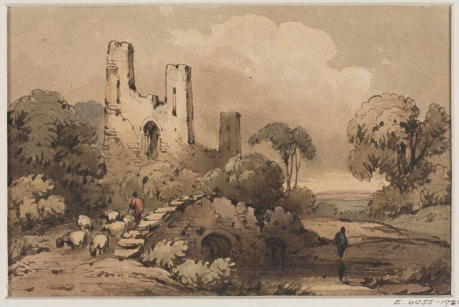 Watercolour, James Robertson, early 19th century