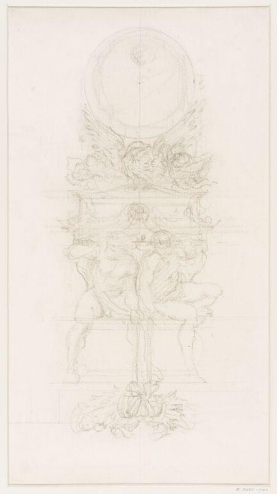 Design for a monument, Edward John Sir Poynter, 1836-1919