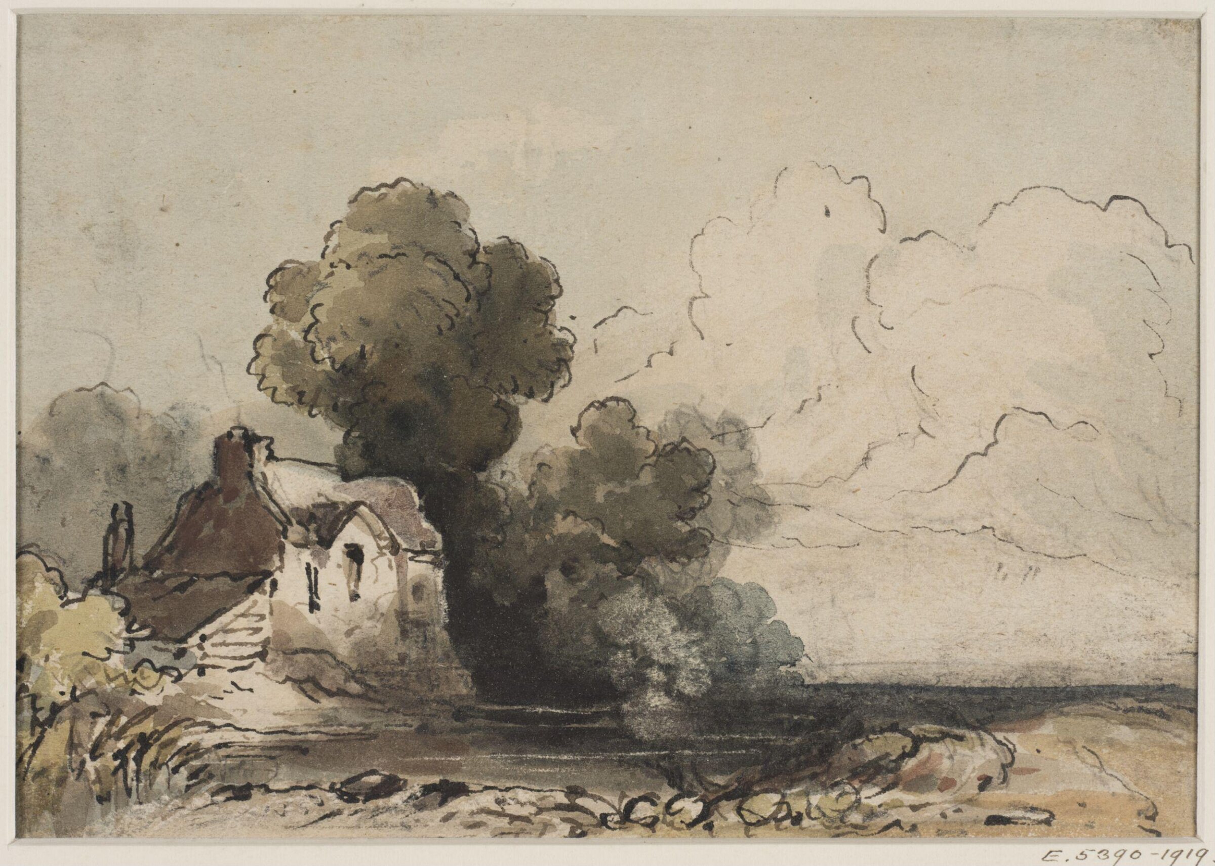 Drawing, Henry Bright, 1814-1873