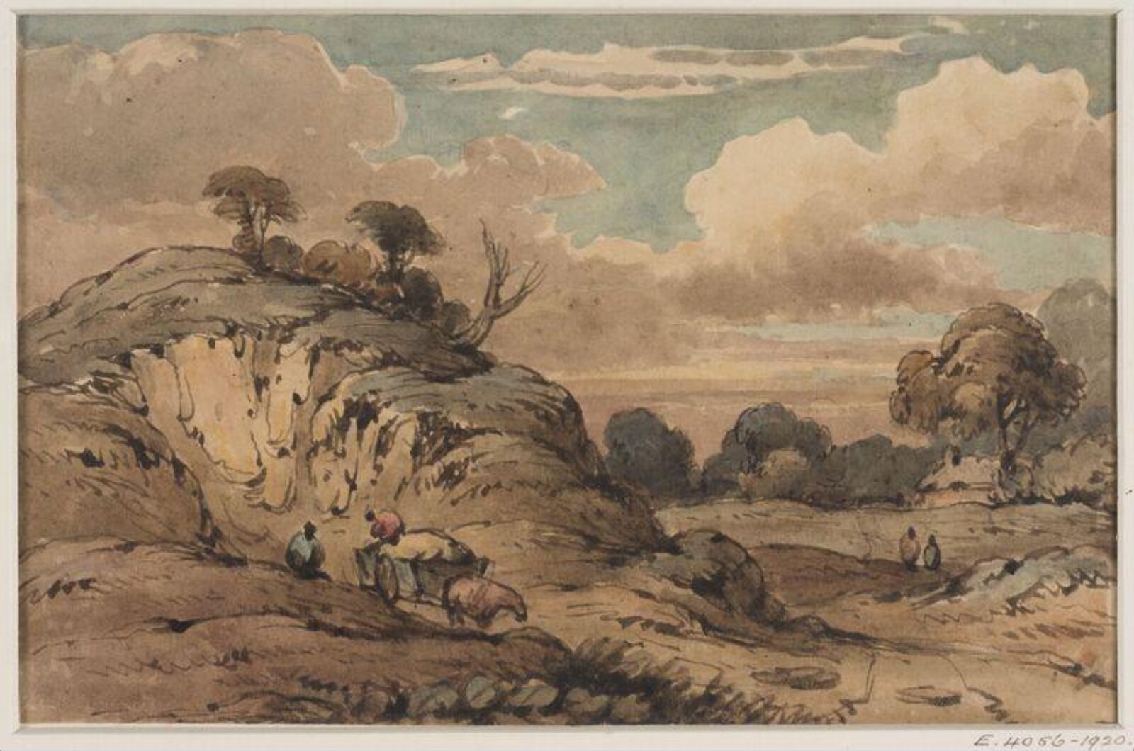Watercolour, James Robertson, early 19th century