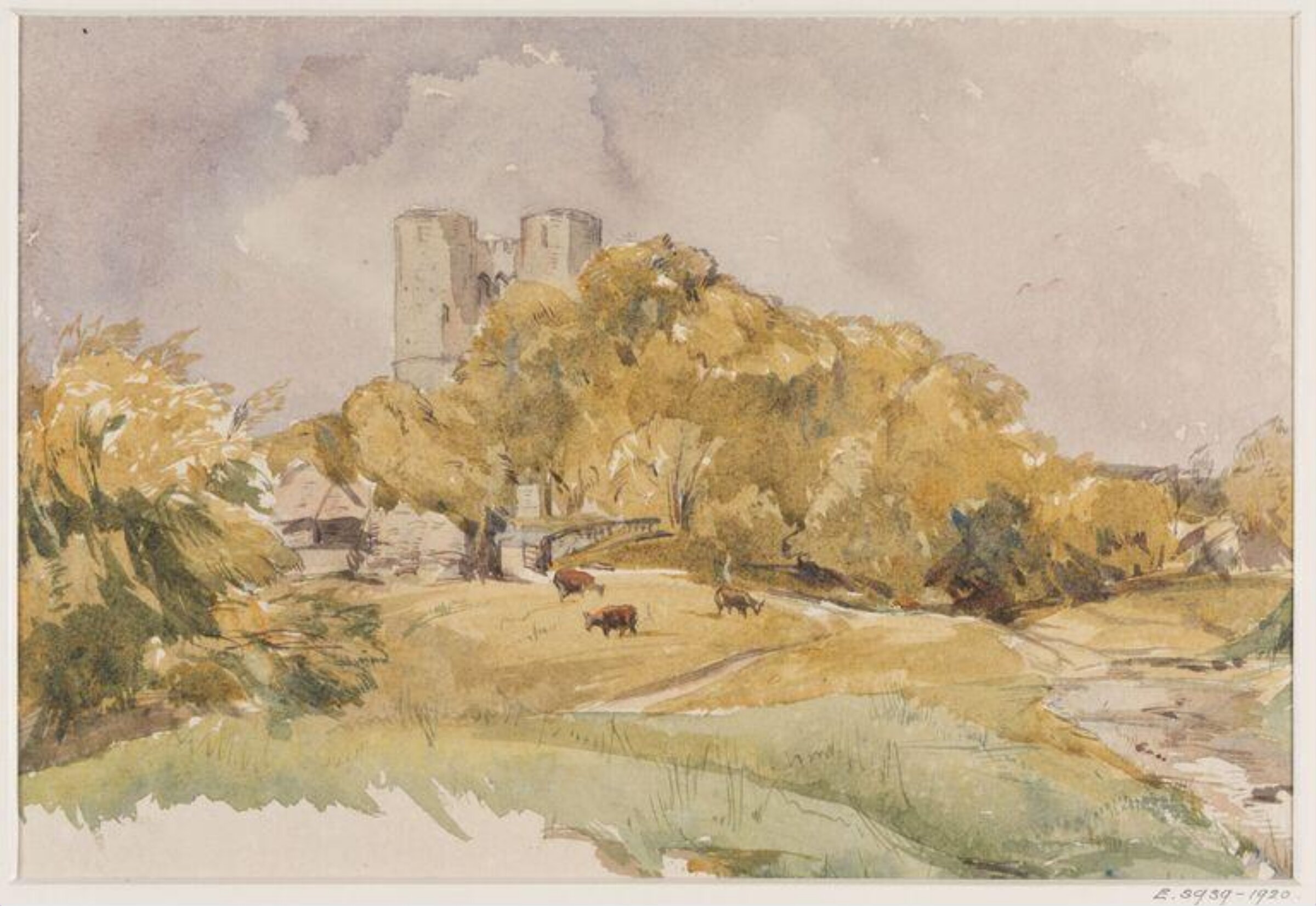 Drawing, James Pemell, mid 19th century