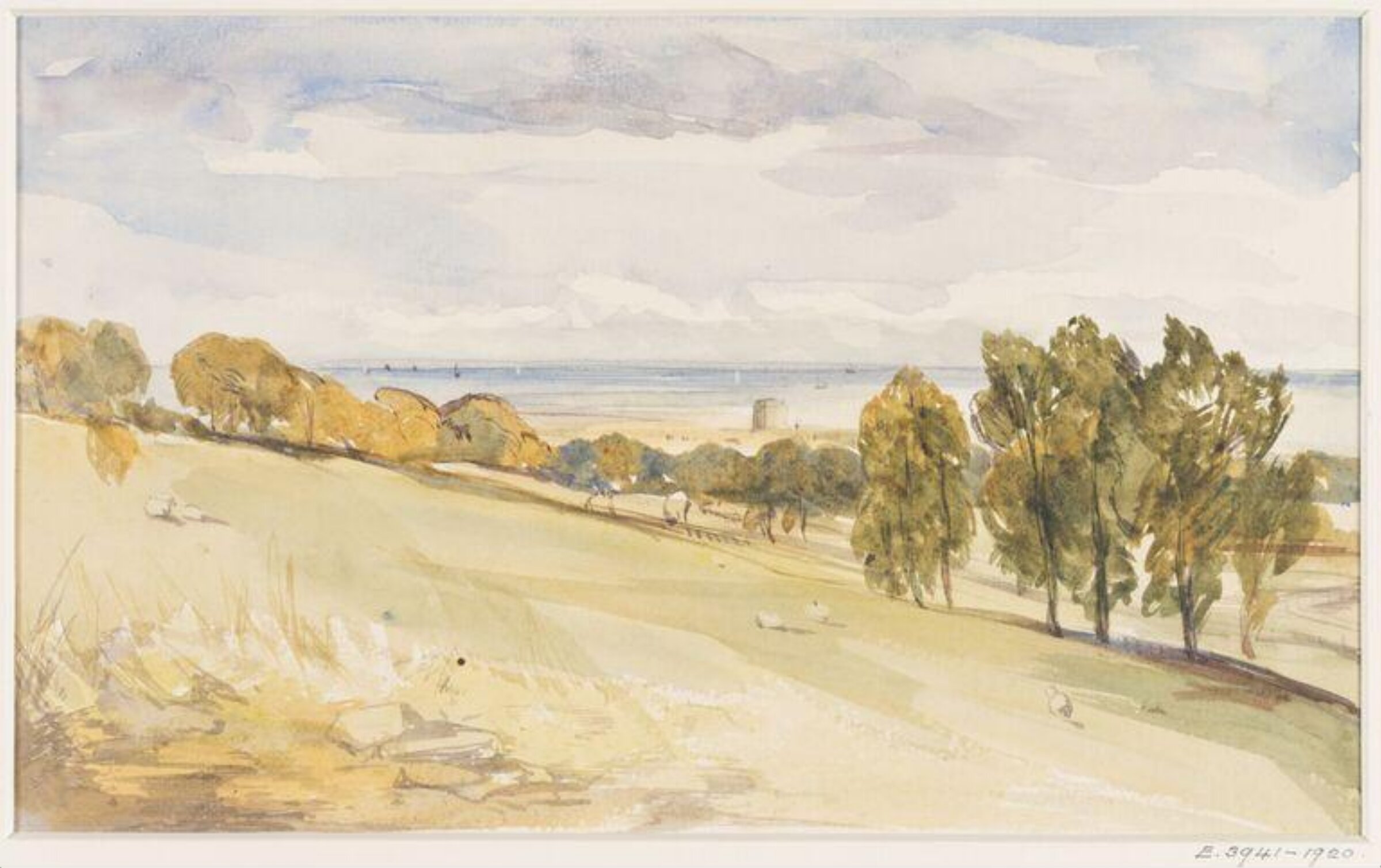 Drawing, James Pemell, mid 19th century