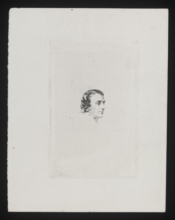 Copy of a print of a man's head top image