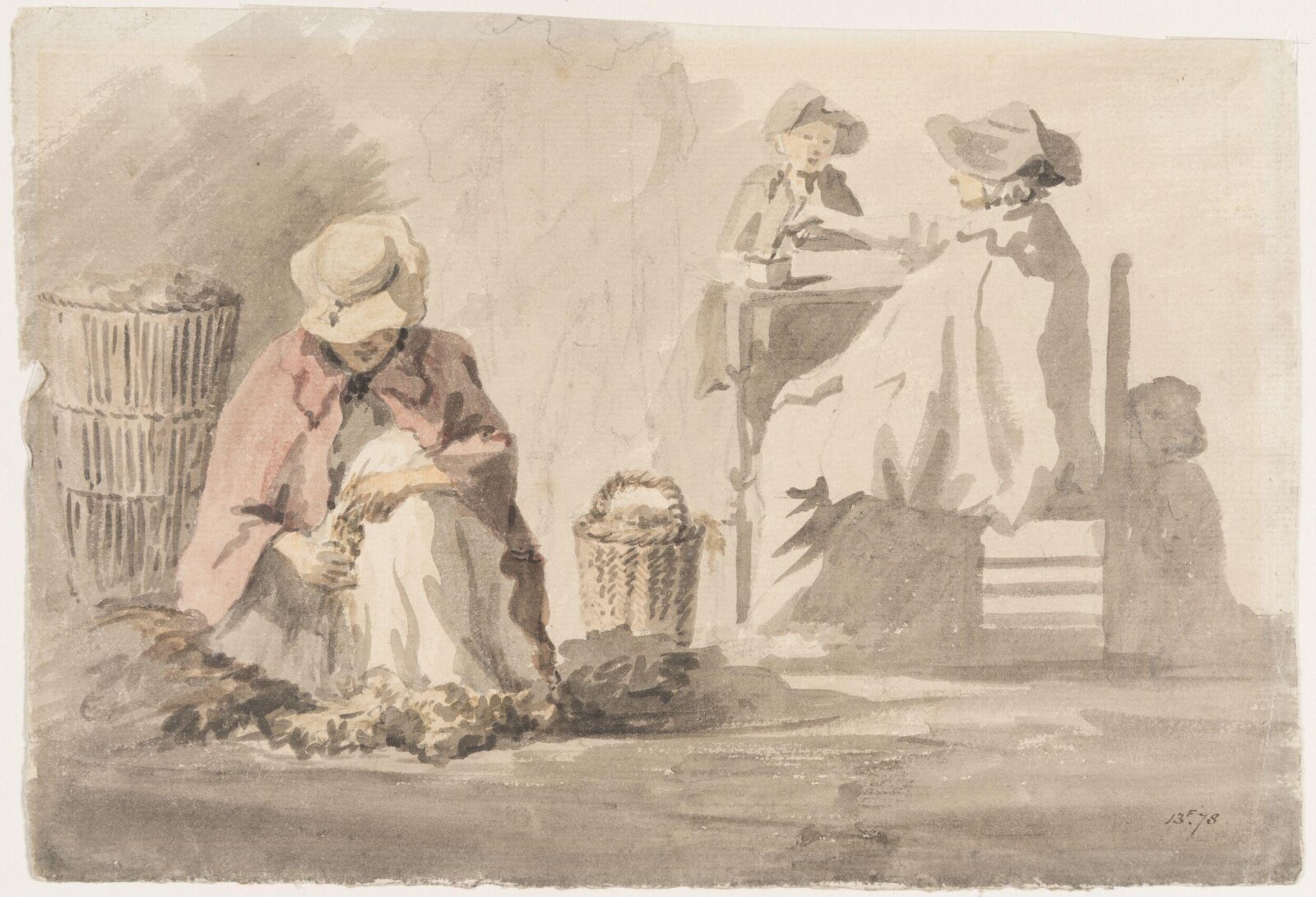 Drawing, William Marlow, c. late 18th century