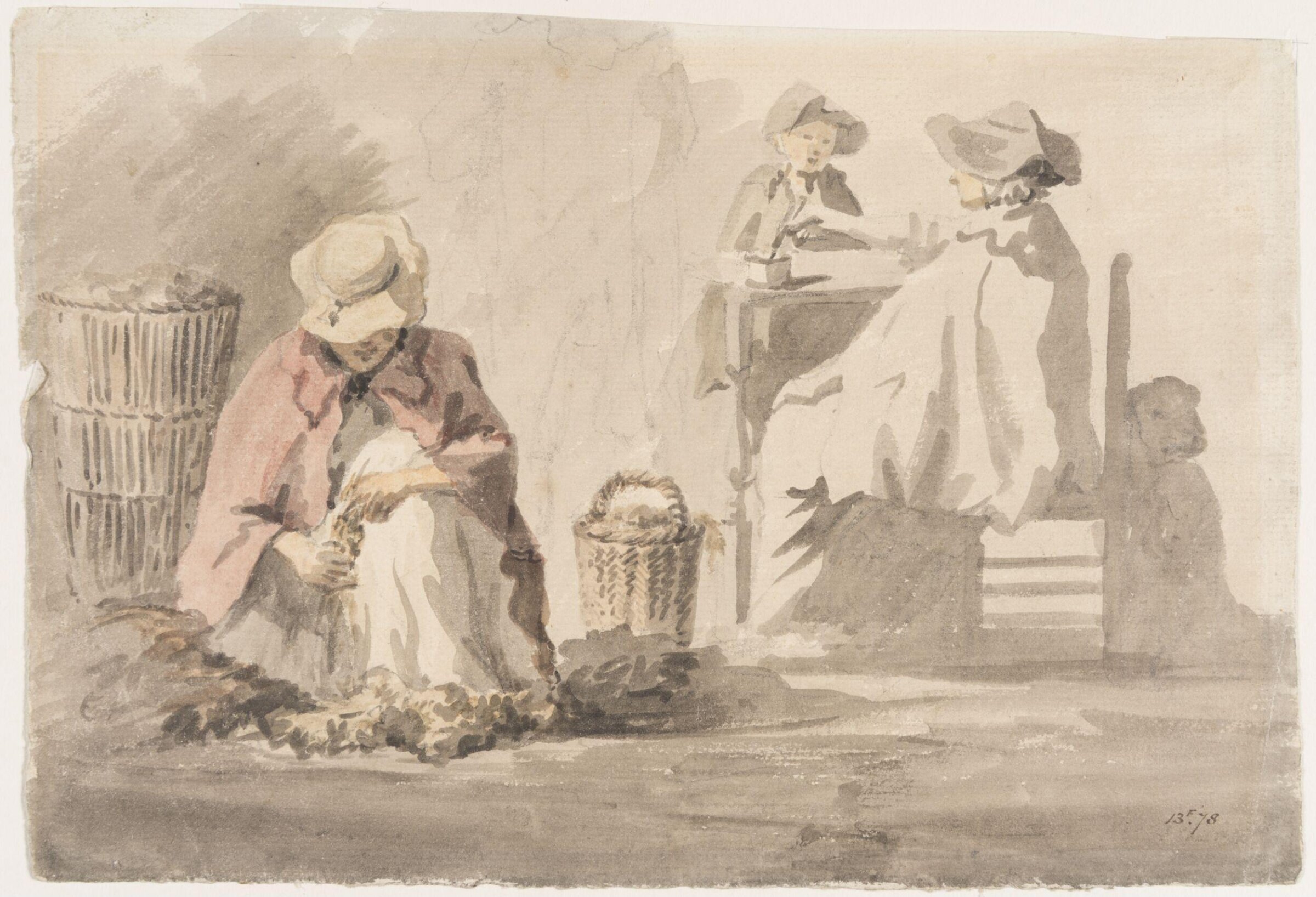Drawing, William Marlow, c. late 18th century
