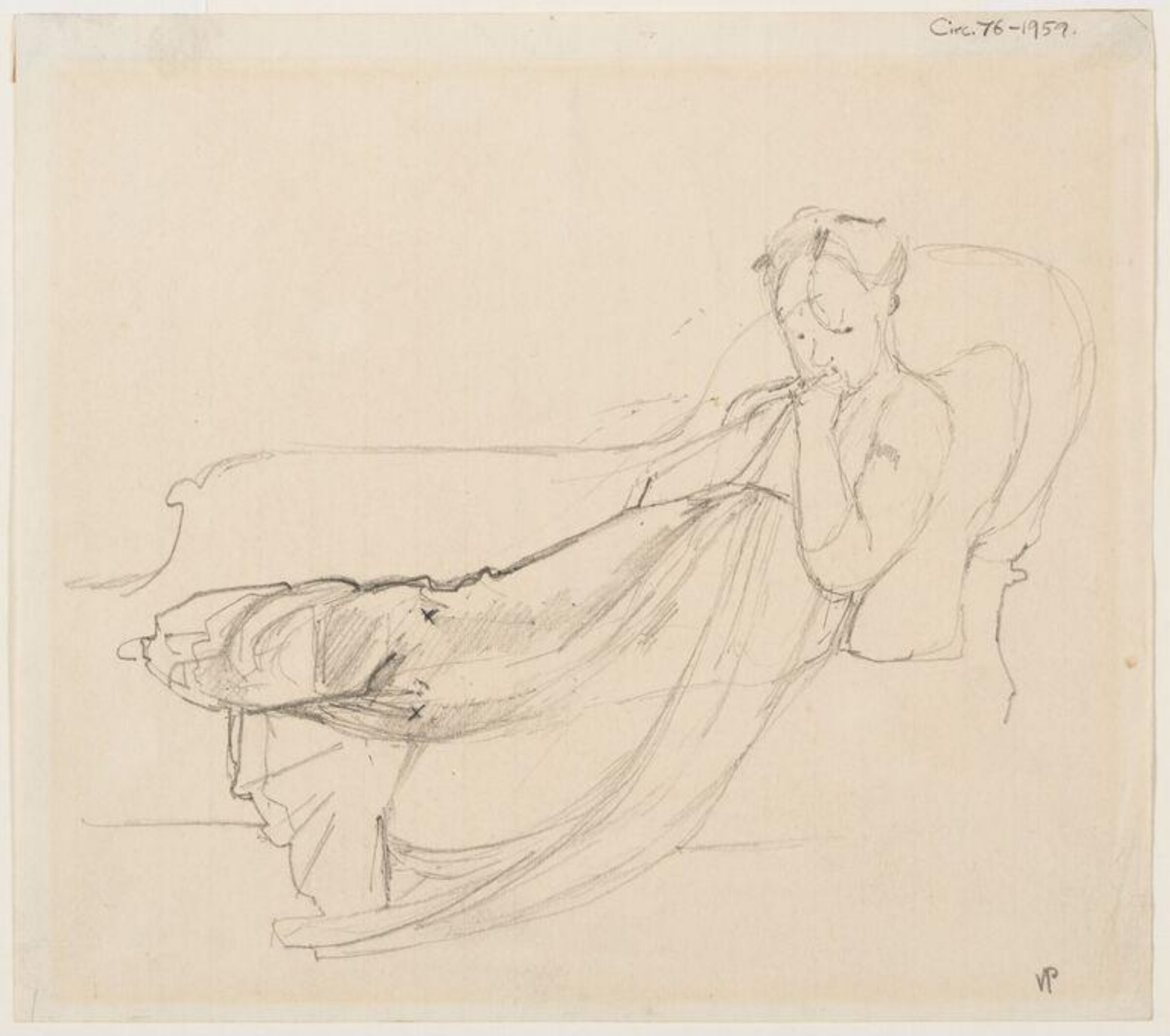 'Woman on Sofa', Victor Pasmore, 1942