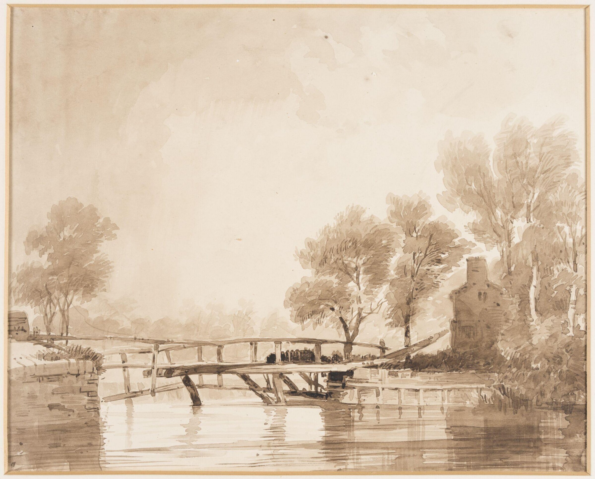 River Scene near Guildford, Henry Courtney Selous