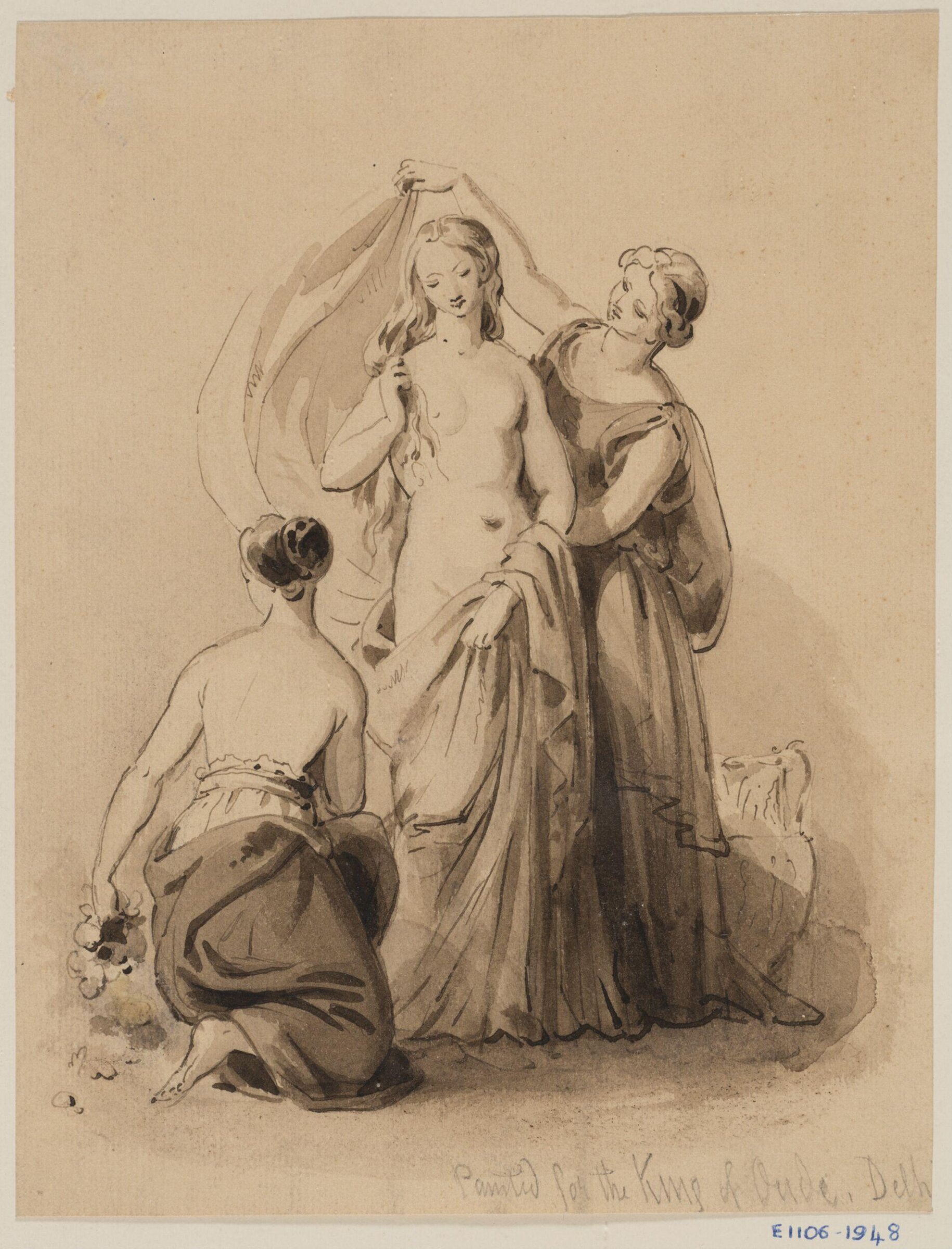 Drawing, Edmond Thomas Parris, 1793-1873