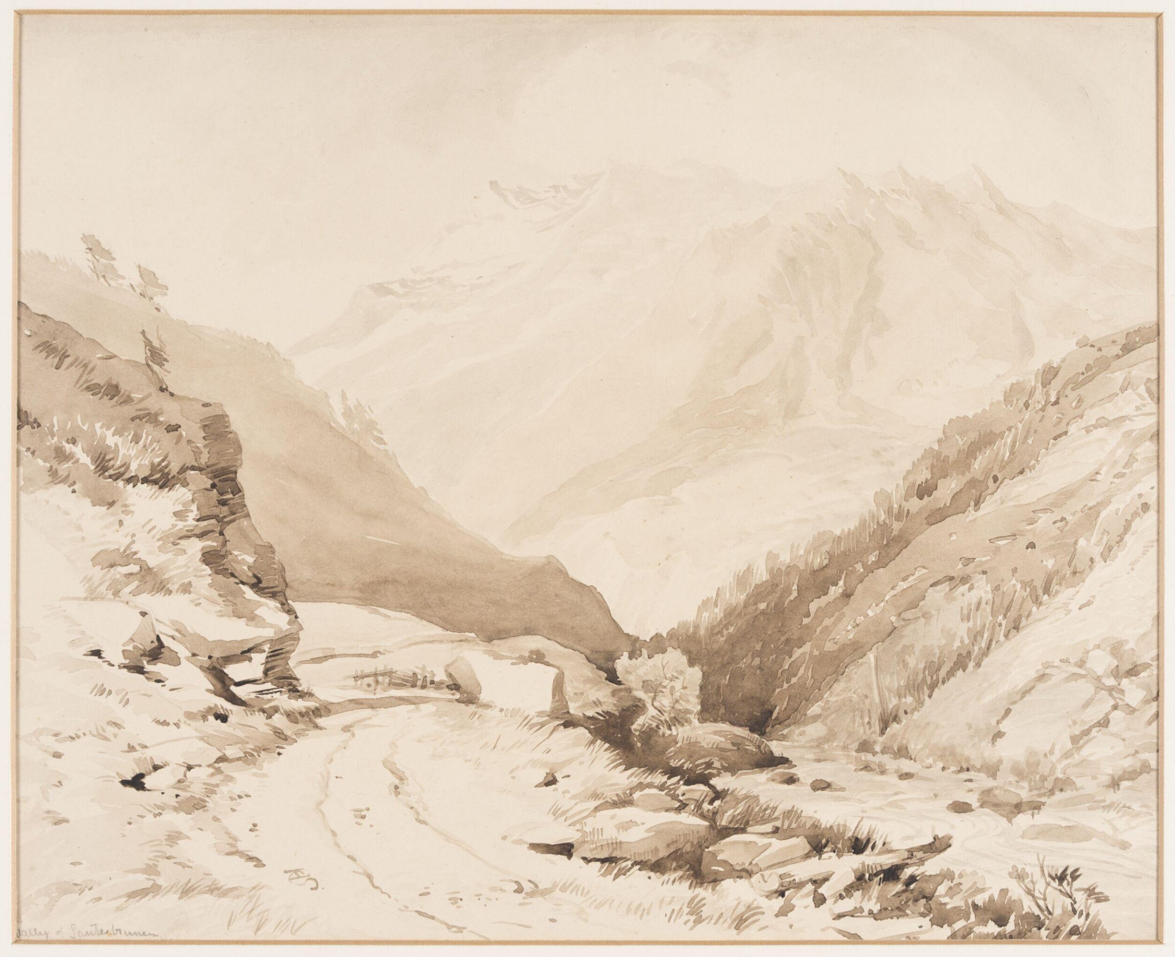 Valley of Lauterbrunnen, Henry Courtney Selous