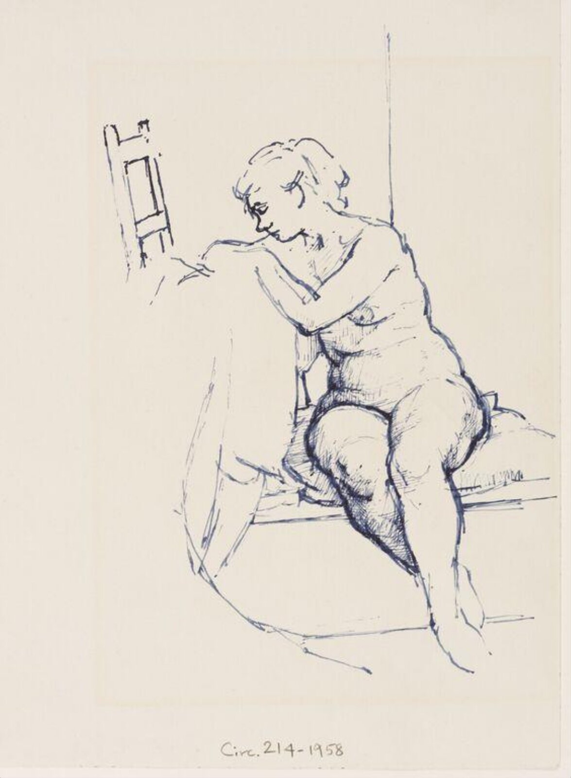 Drawing, Michael Salaman, 1954