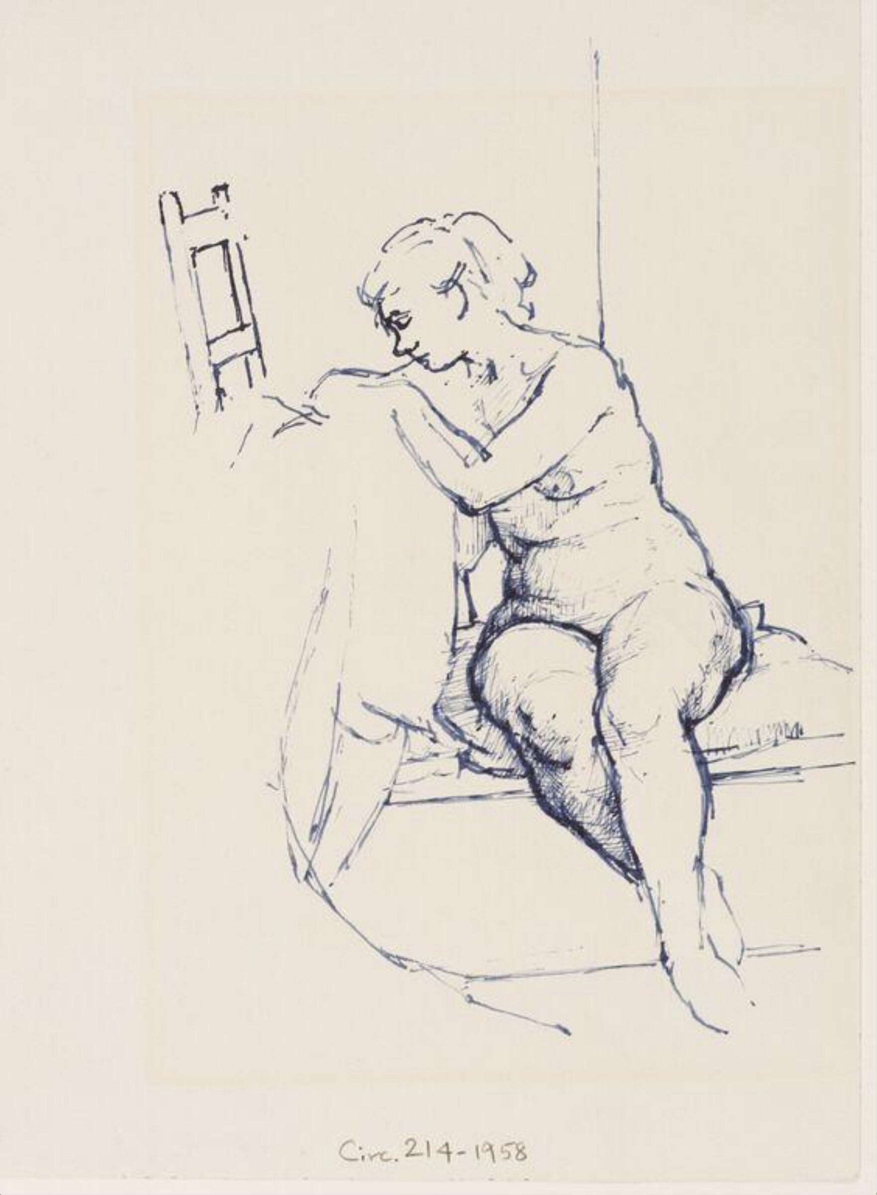 Drawing, Michael Salaman, 1954