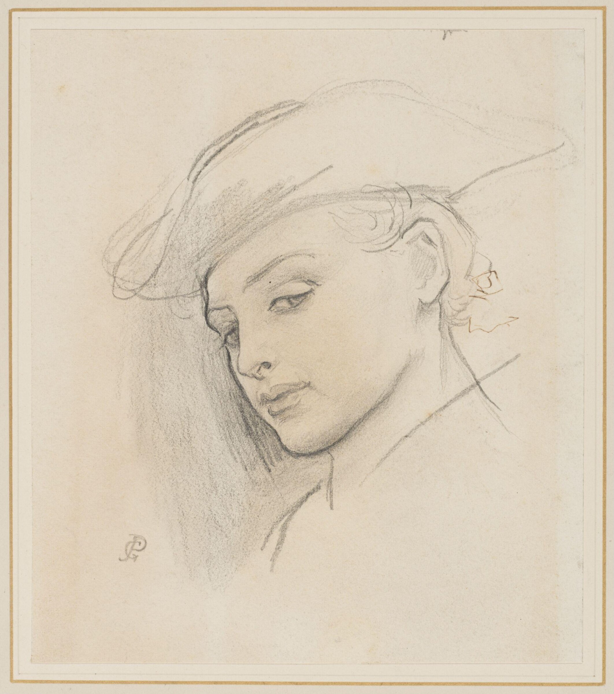 Studies of Heads, George John Pinwell, c.1875