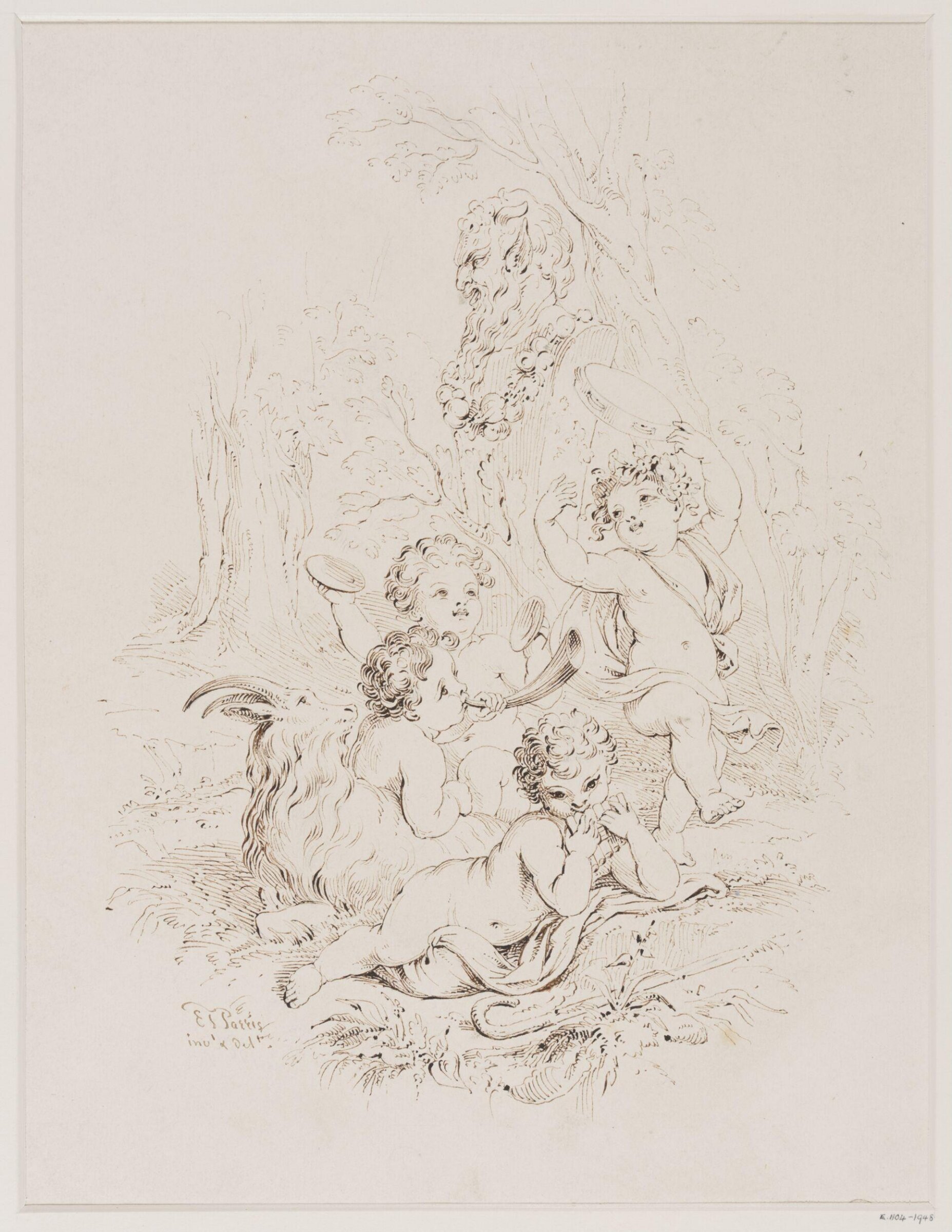 Drawing, Edmond Thomas Parris, 1793-1873
