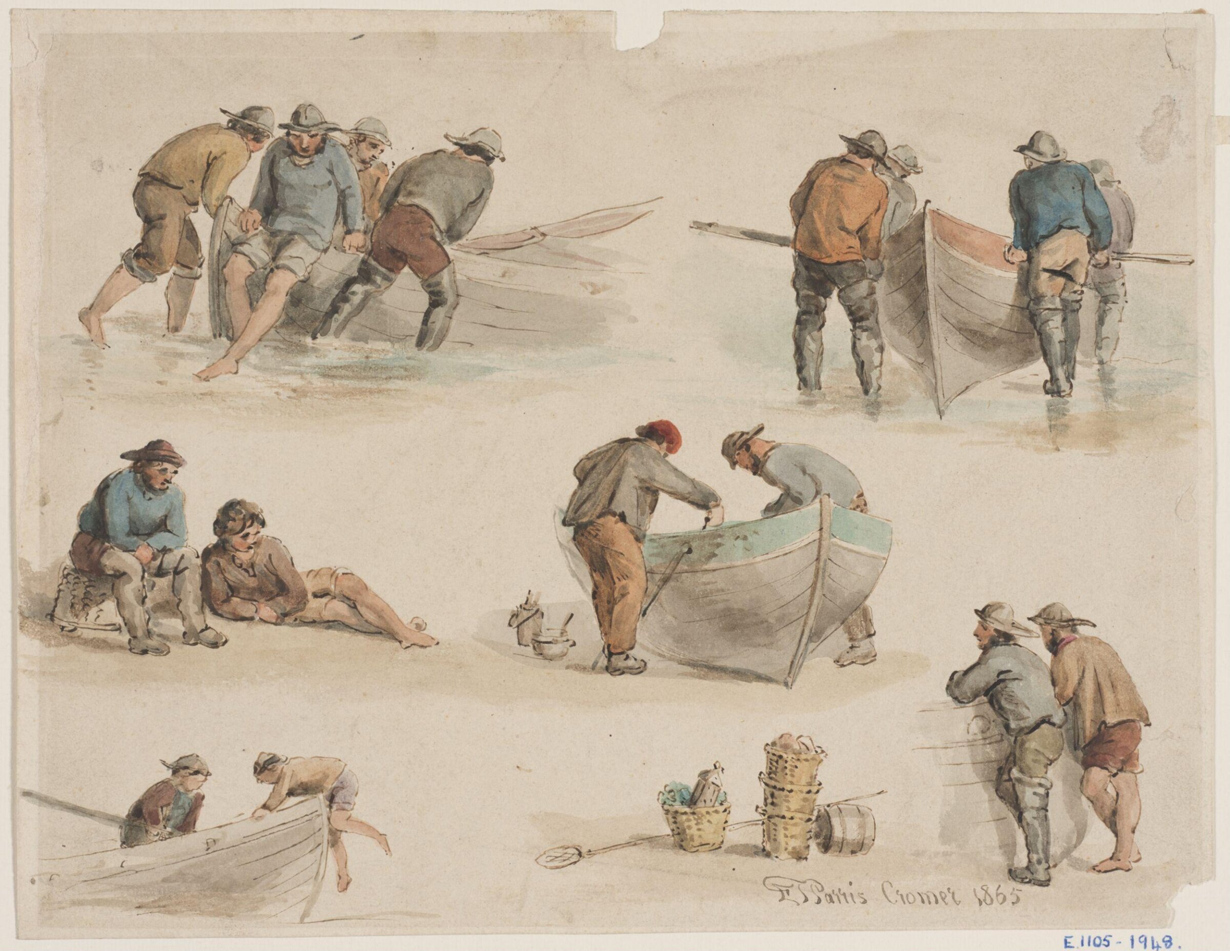 Drawing, Edmond Thomas Parris, 1865
