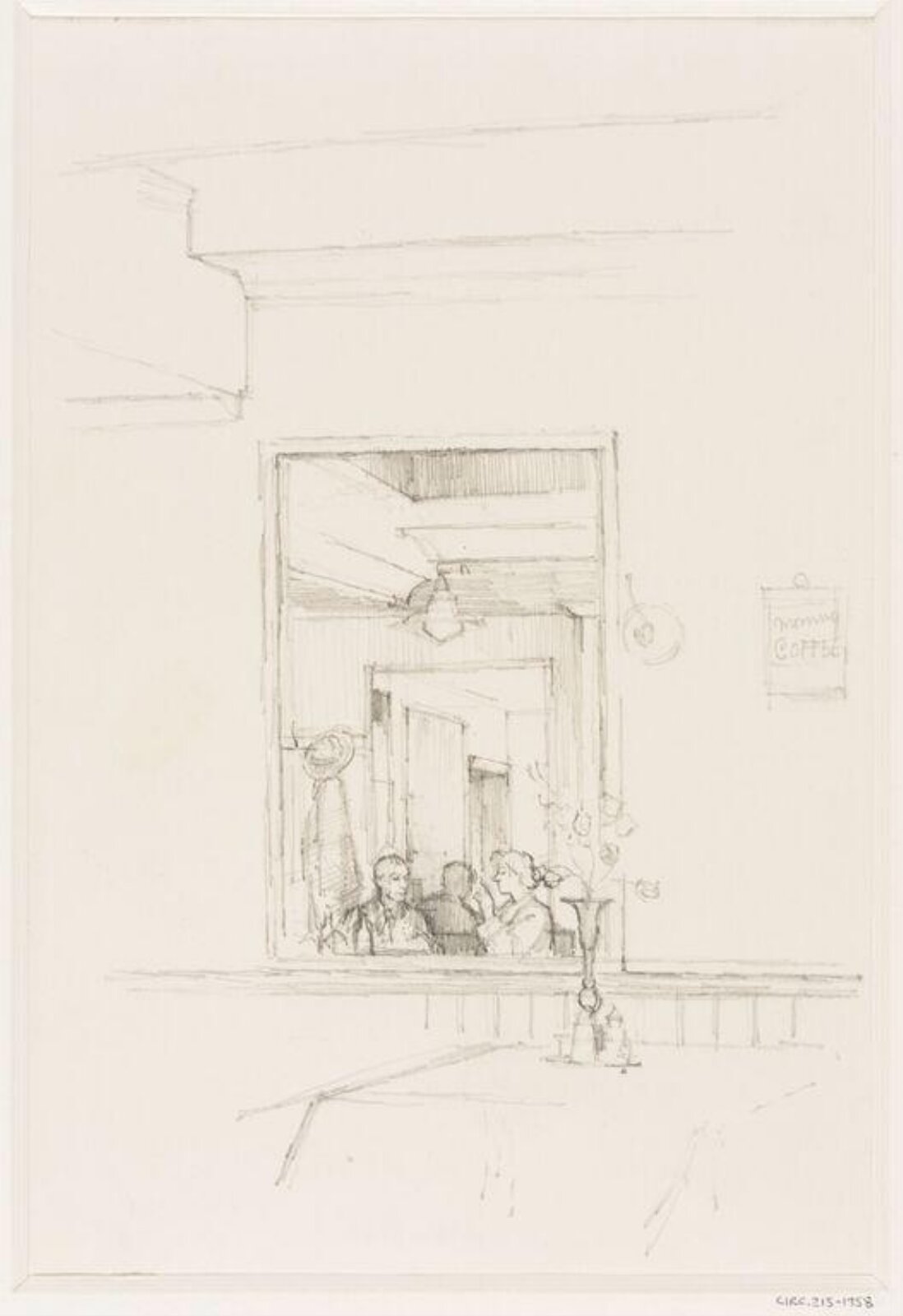 Drawing, Michael Salaman, 1954